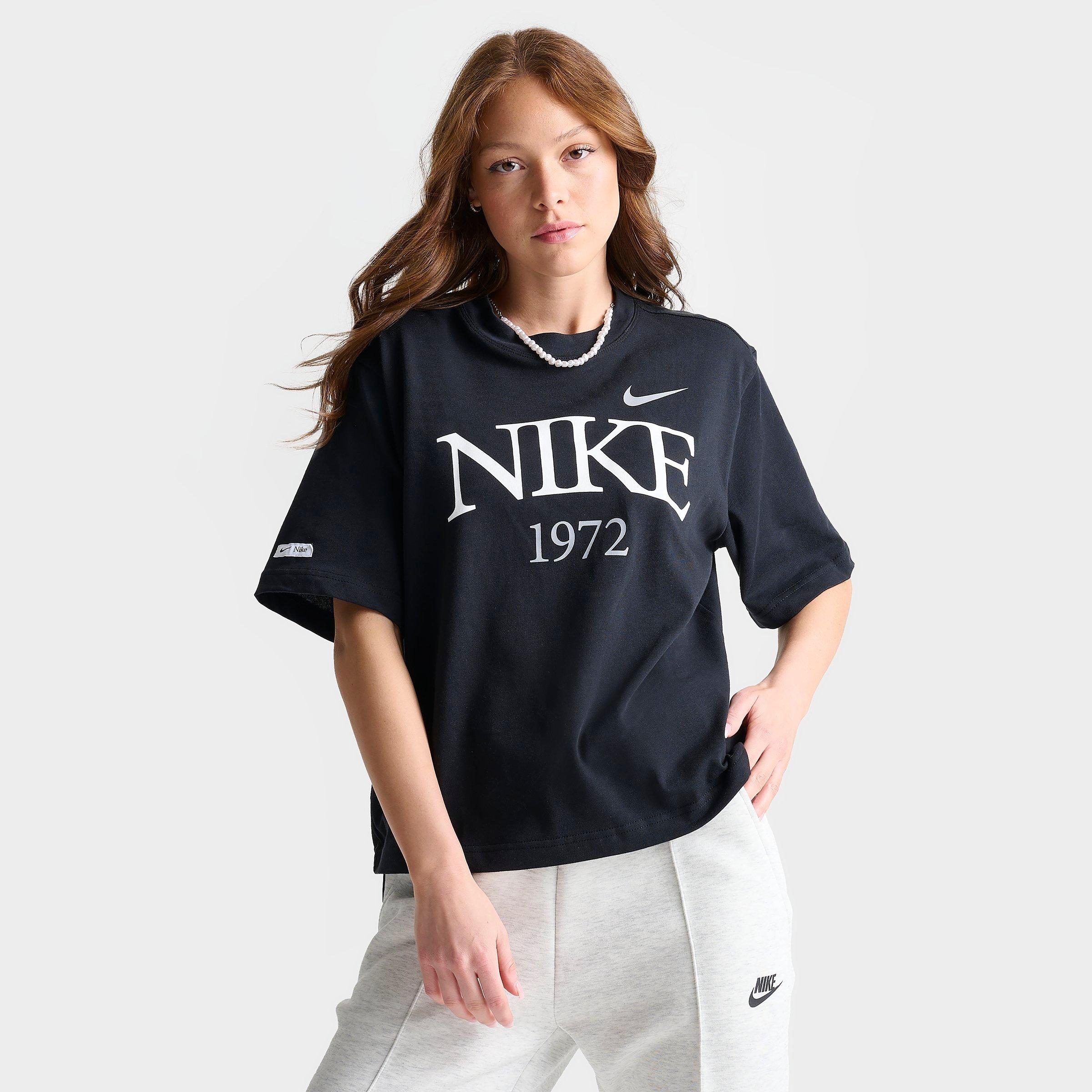 Nike Women's Sportswear Classic Boxy T-shirt In Black