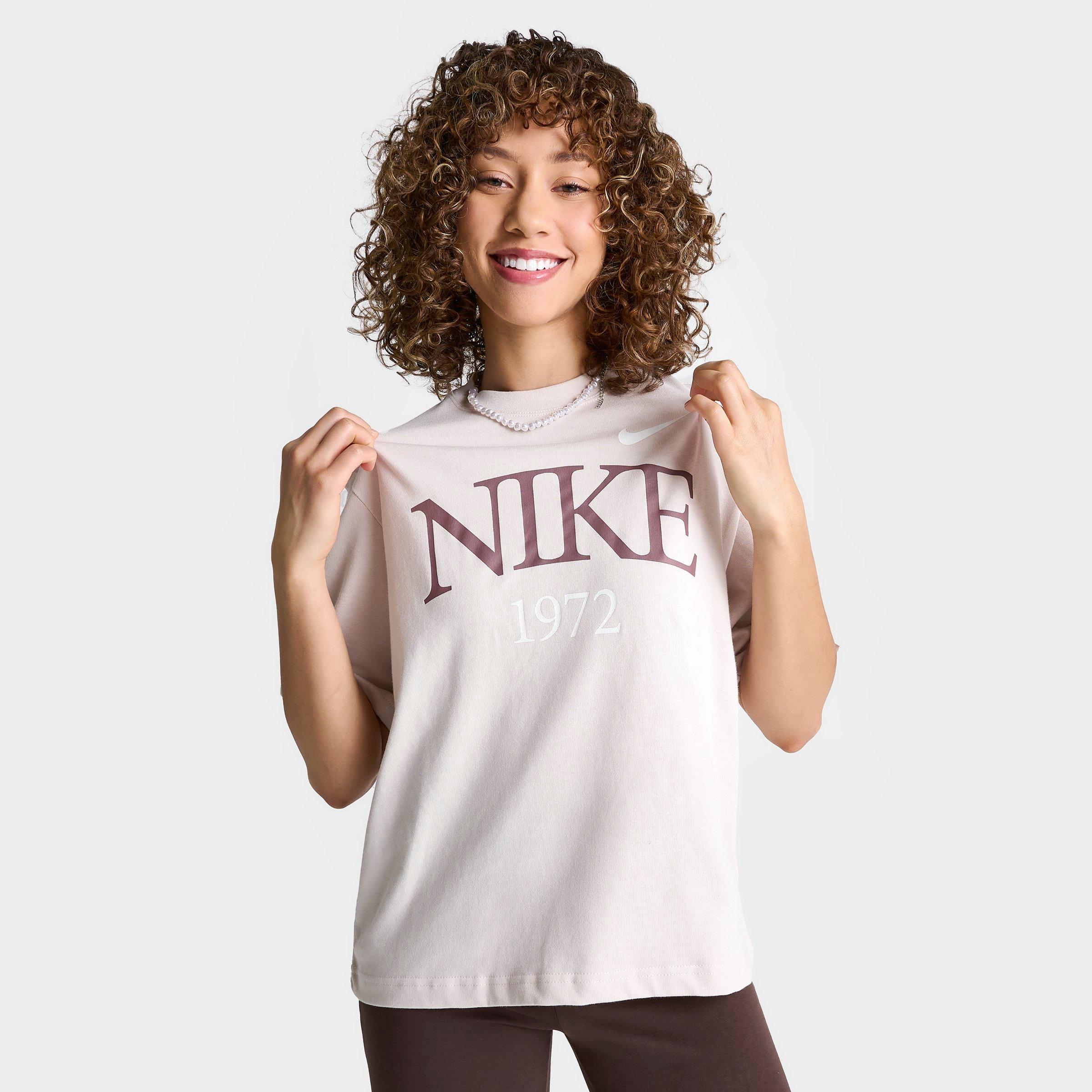Nike Women's Sportswear Classic Boxy T-shirt In Light Orewood Brown