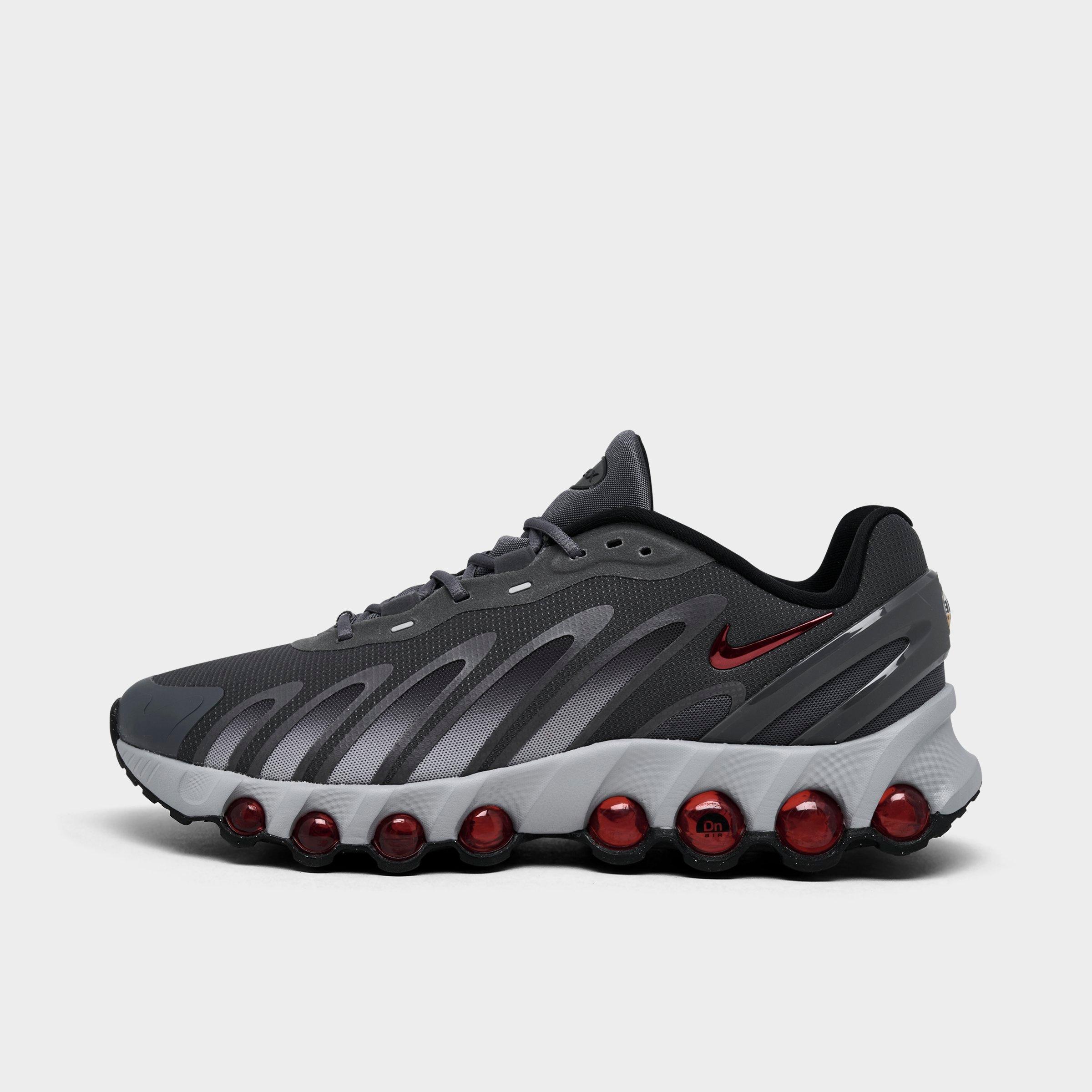 Nike Men's Air Max Dn8 Casual Shoes In Iron Grey/bright Crimson/wolf Grey/black