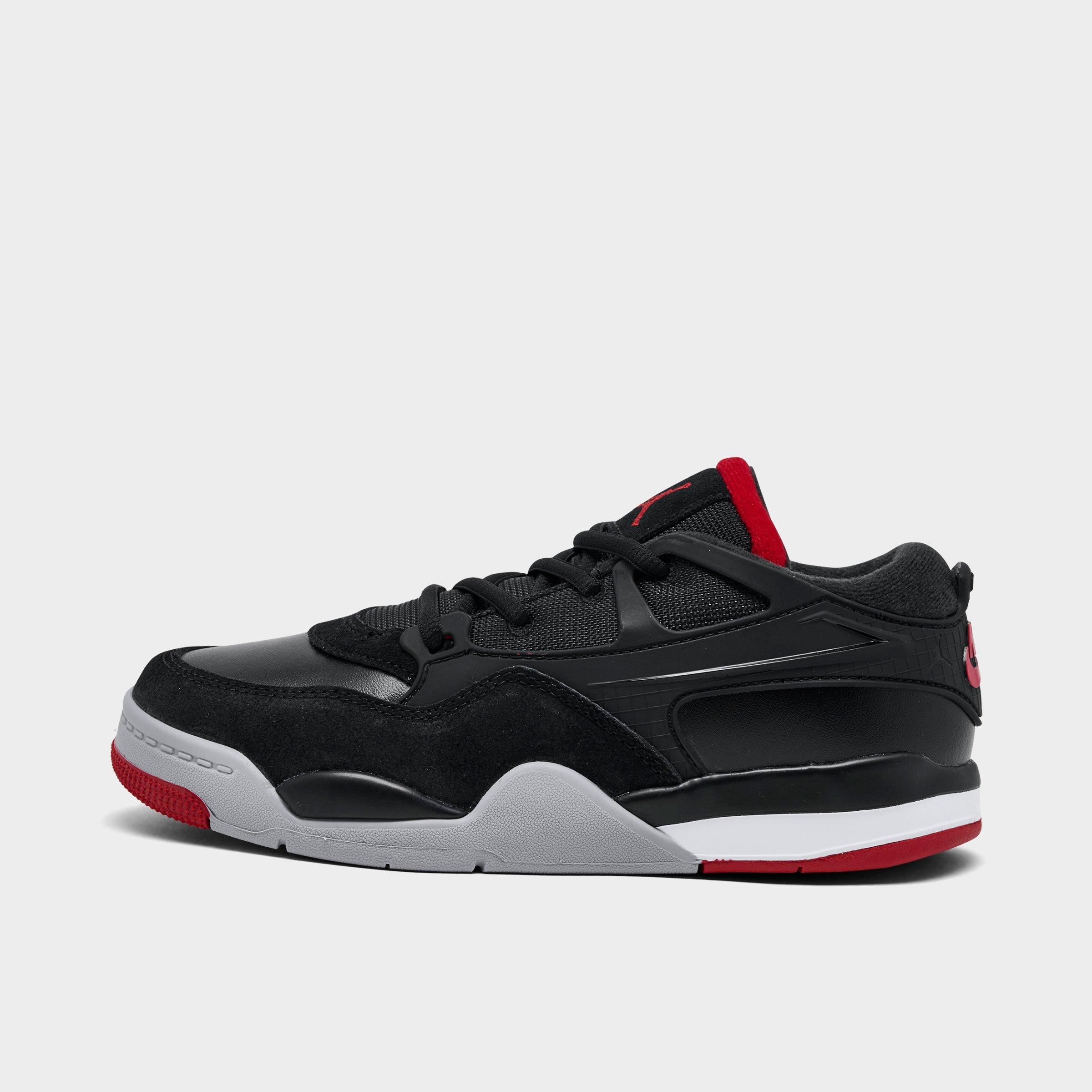 Jordan Little Kids Air 4RM Casual Shoes in Black/Wolf Grey/White Size: 1.0
