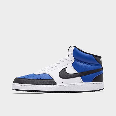 UPC 196970091305 product image for Nike Men's Court Vision Mid Next Nature Casual Shoes in Blue/White/Game Royal Si | upcitemdb.com