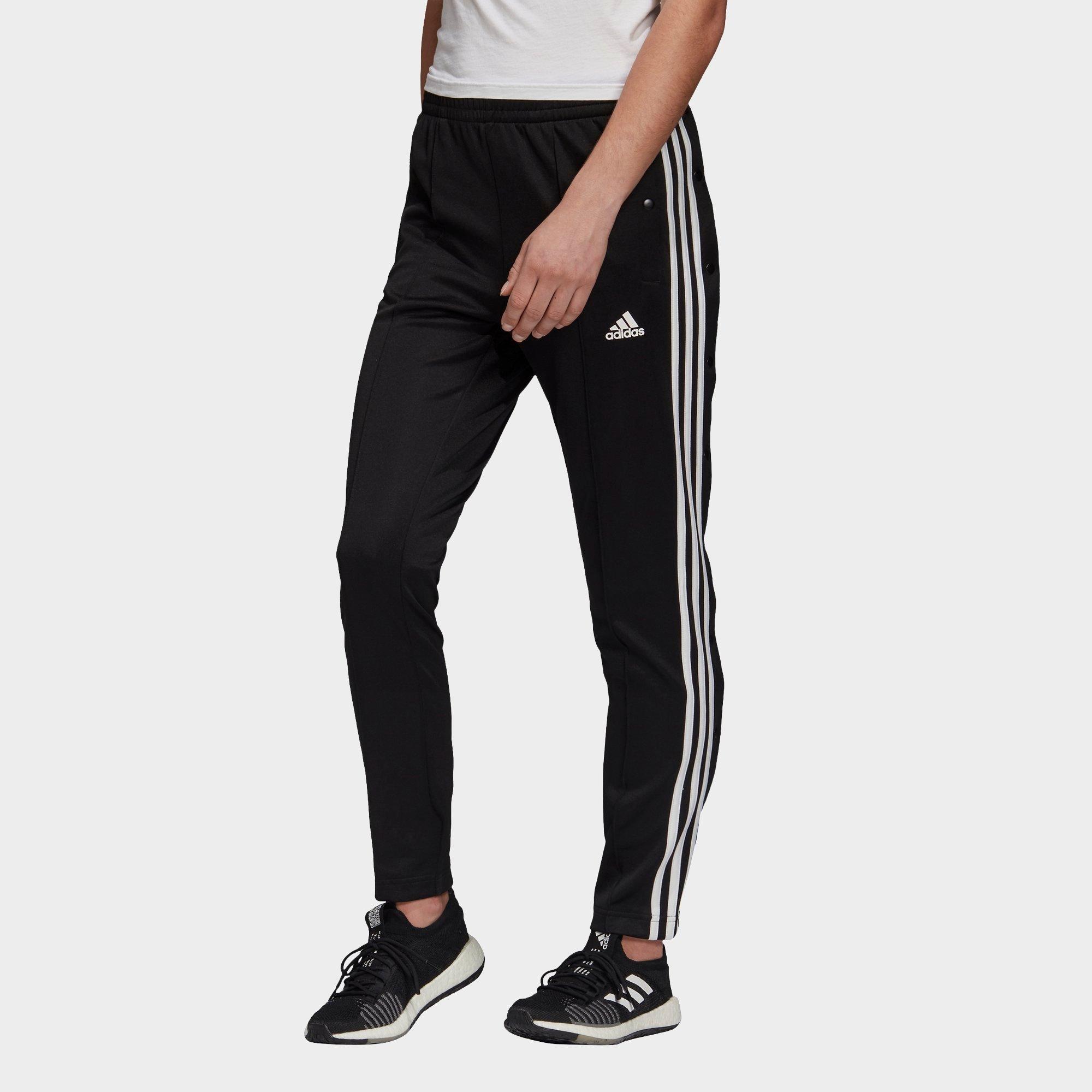 black adidas track pants womens