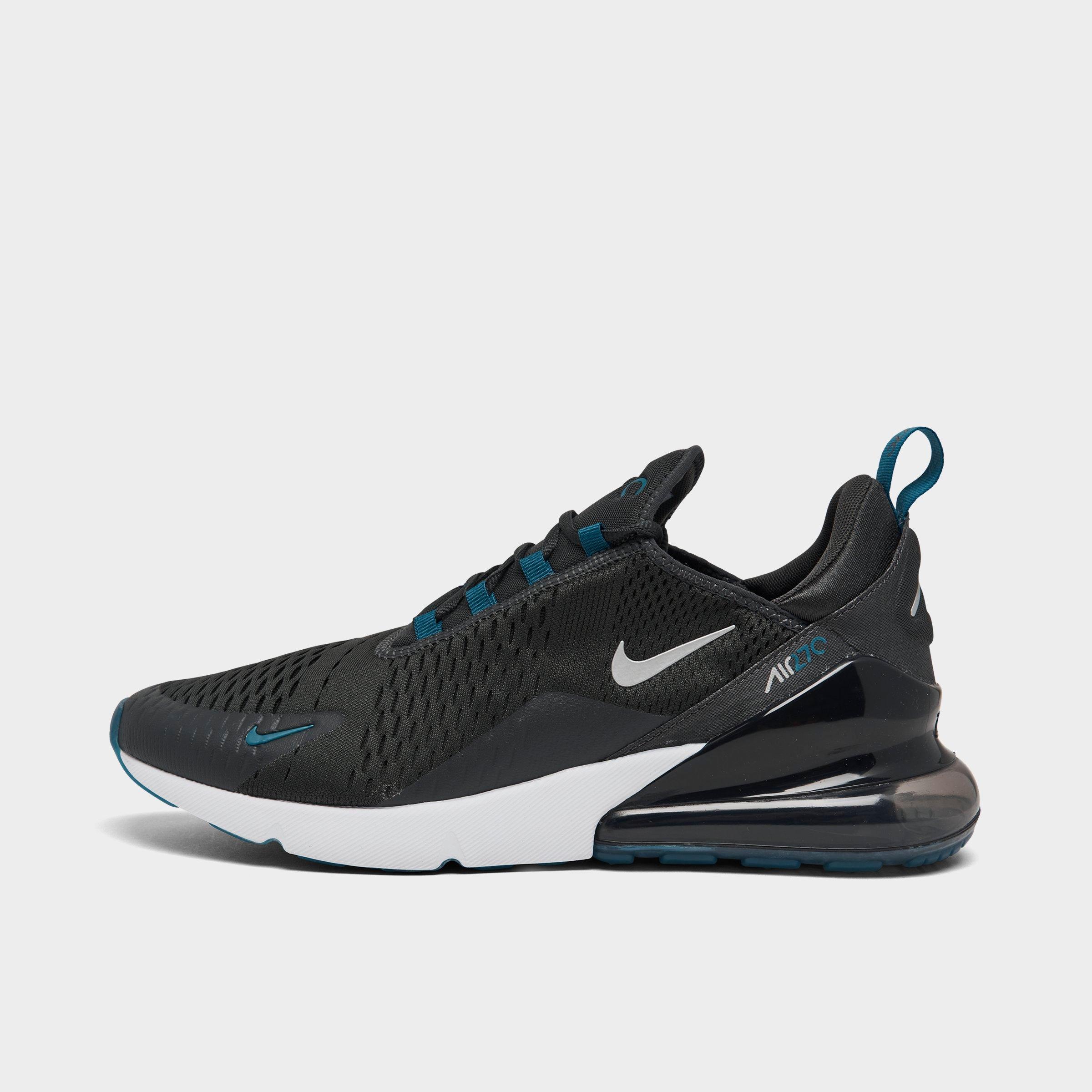 Nike Toddler Kids Air Max 270 Casual Sneakers From Finish Line In Anthracite/metallic Silver
