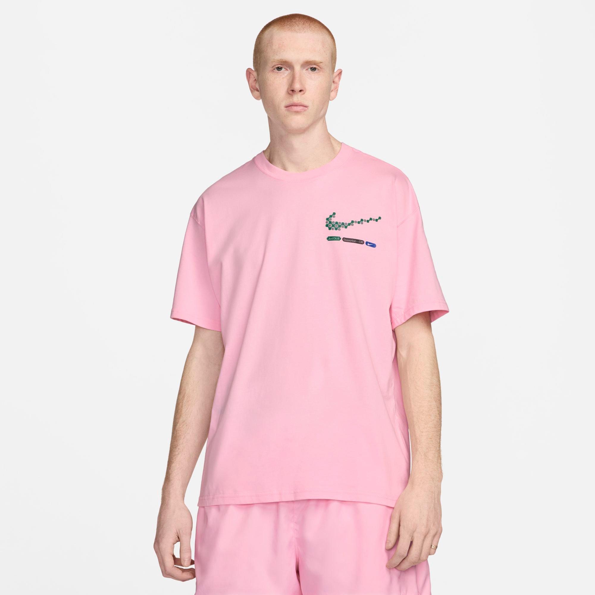 Nike Men's Sportswear Air Take Me There Graphic T-shirt In Pink