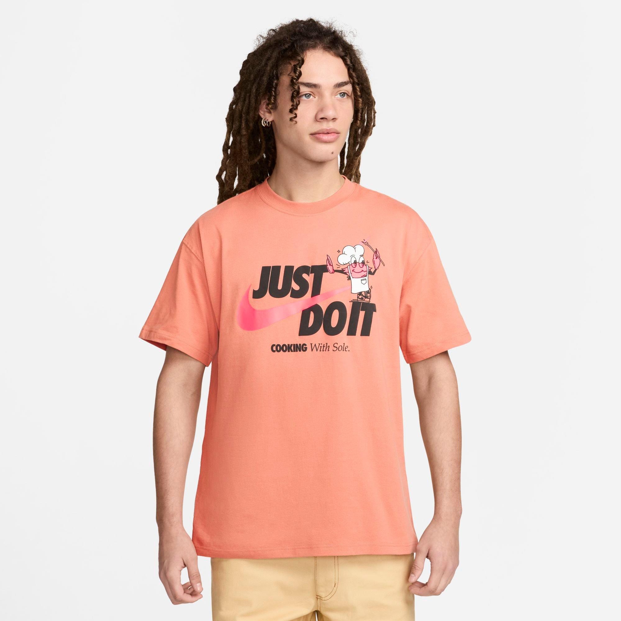 Shop Nike Men's Sportswear Max90 T-shirt In Terra Blush