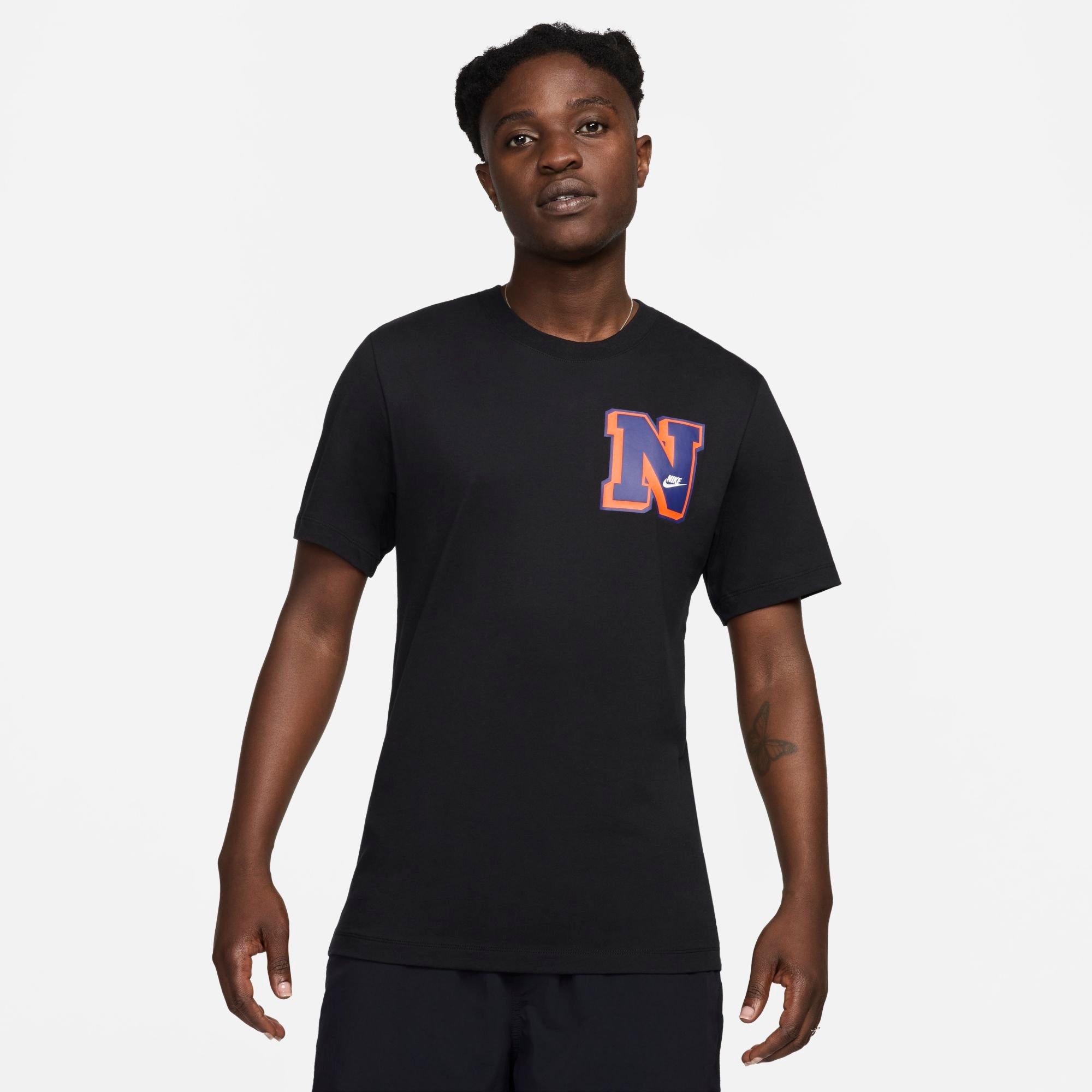 Nike Mens  Nsw Club Ssnl Lbr T-shirt In Black