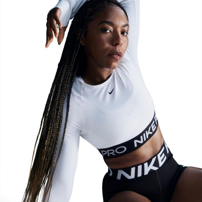 Women's Nike Pro 365 Dri-FIT Cropped Long-Sleeve T-Shirt