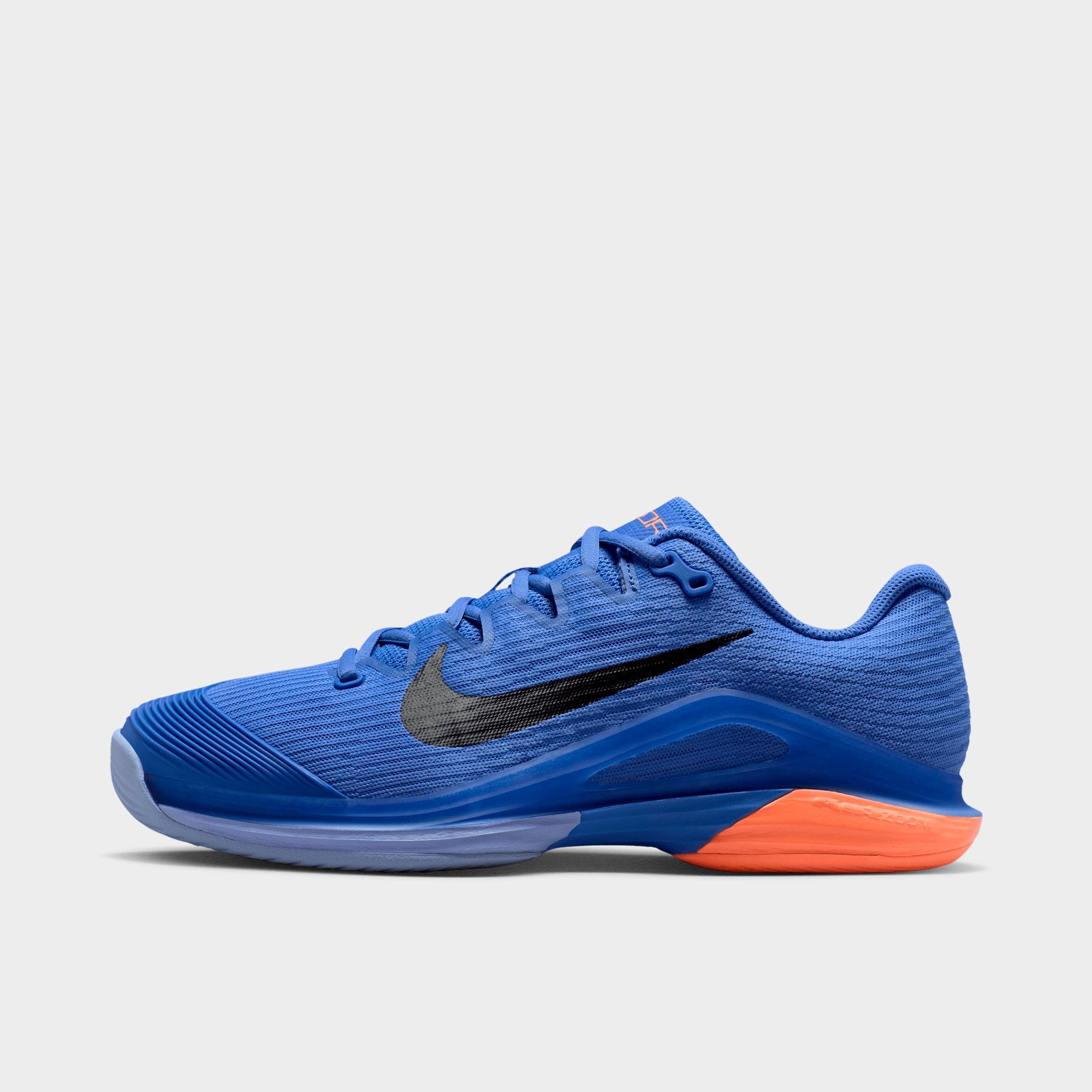 Nike Women's Zoom Vapor 12 Hard Court Tennis Shoes in Sapphire/Light Thistle/Orange Pulse Size: 8.0