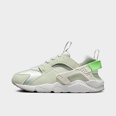 Nike Babies'  Kids' Toddler Huarache Run 2.0 Stretch Lace Casual Shoes In Sea Glass/light Iron Ore/summit White/lime Blast