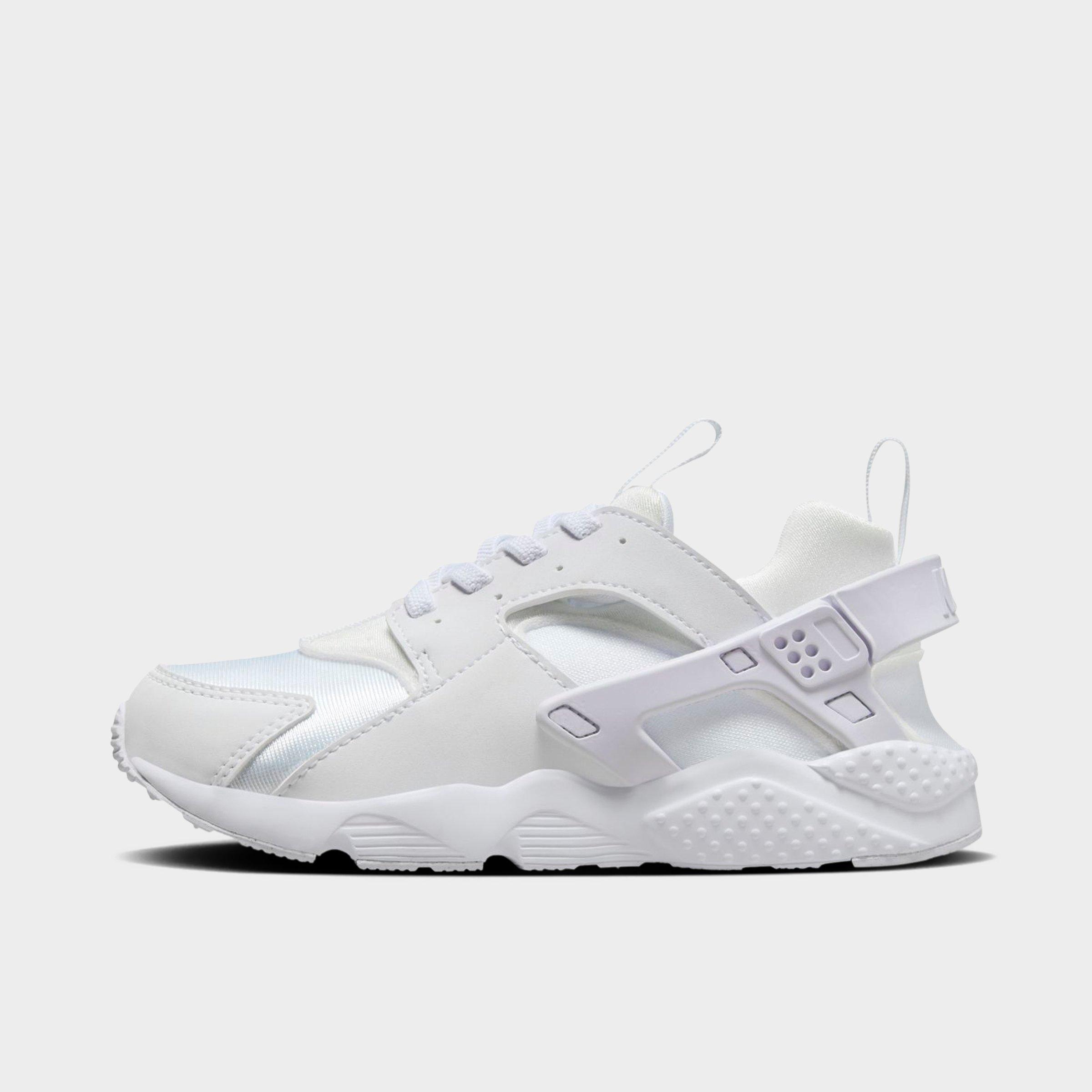 Nike Babies'  Kids' Toddler Huarache Run 2.0 Stretch Lace Casual Shoes In White/pure Platinum