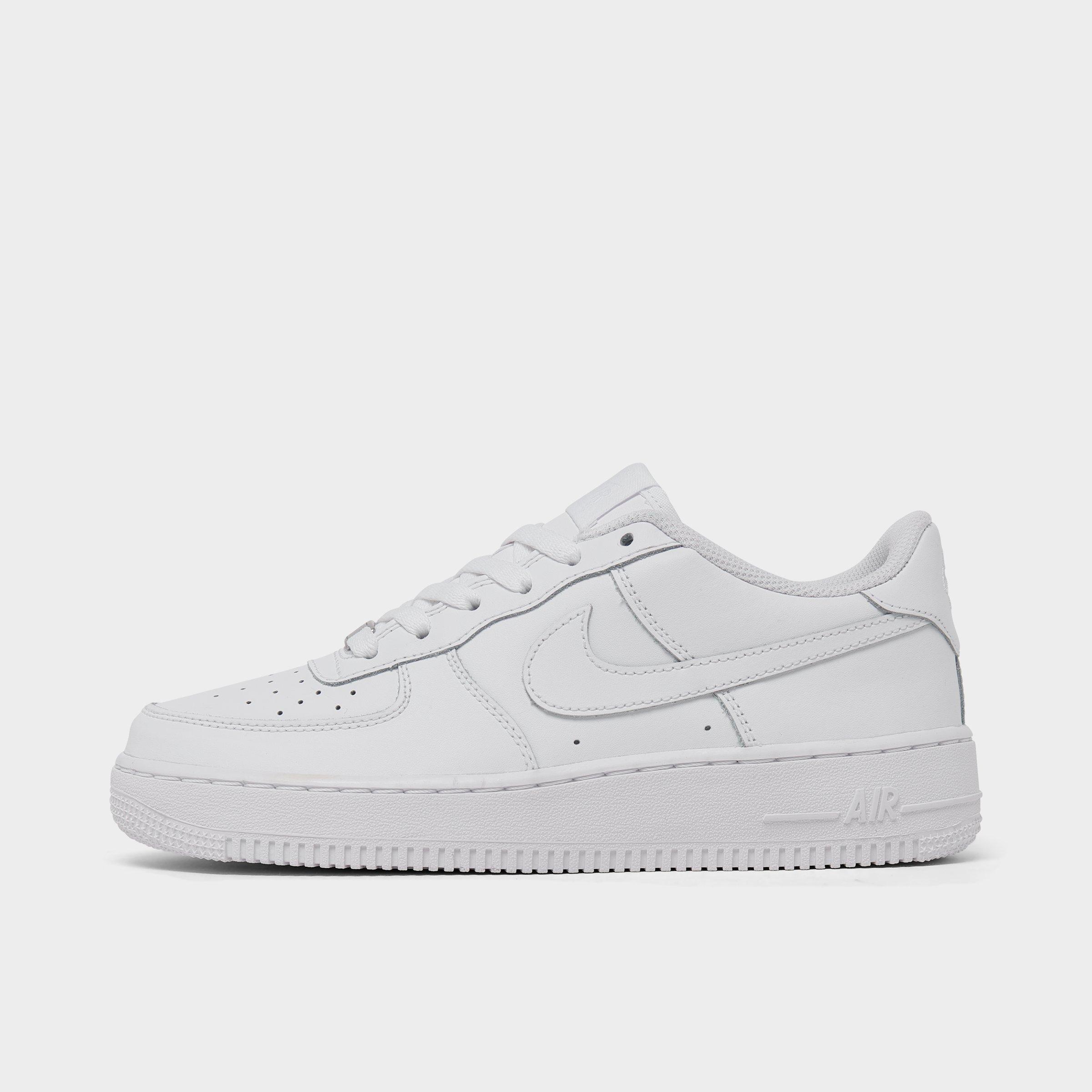 Nike Big Kids Air Force 1 Low '24 Casual Shoes (1Y-7Y) in White/White/White Size: 1.0