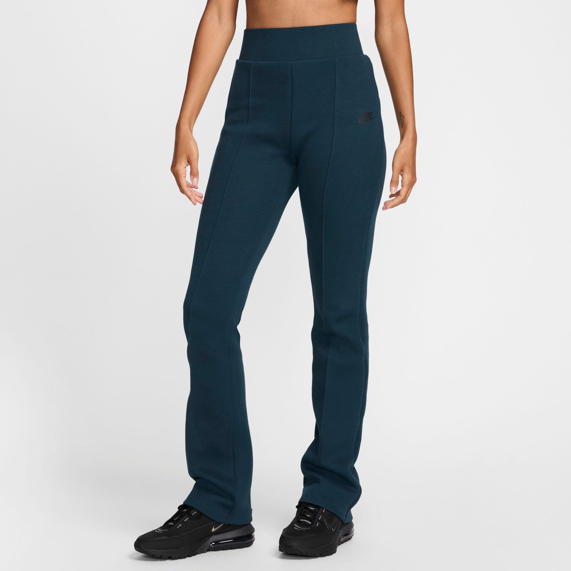 Nike Women's Sportswear Tech Fleece High-Waisted Slim Pants in Armory Navy/Black Size: XS