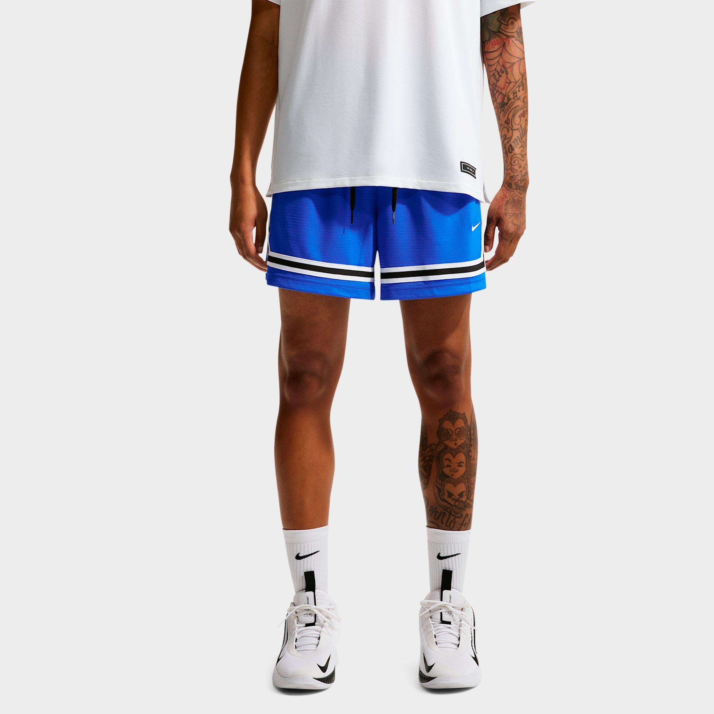 Nike Women's Crossover Dri-FIT 5" Basketball Shorts in Hyper Royal/Black/White Size: XS