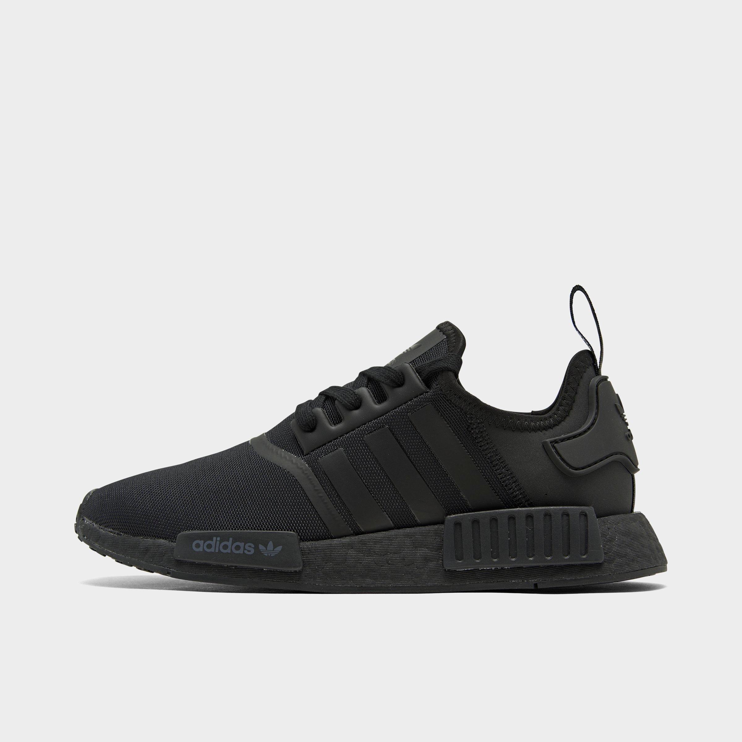 plain black adidas