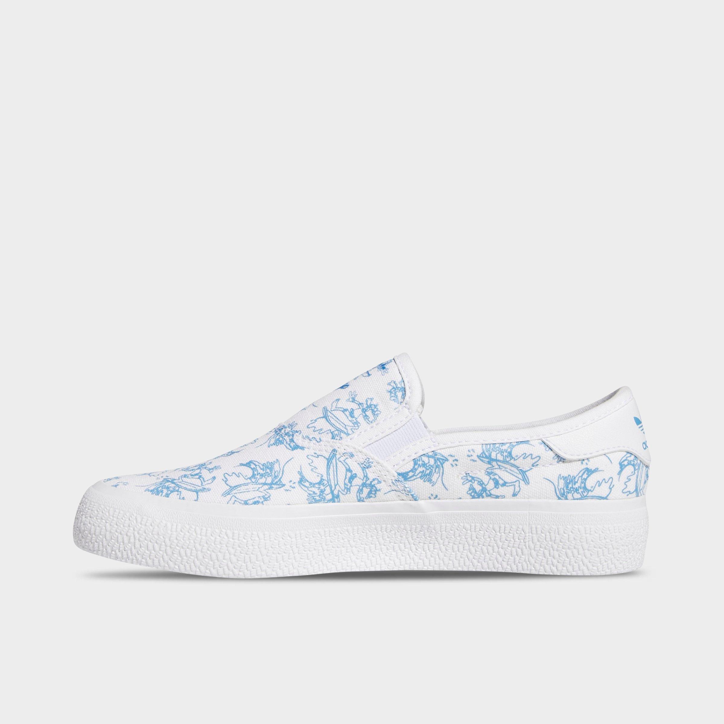 adidas canvas slip on shoes