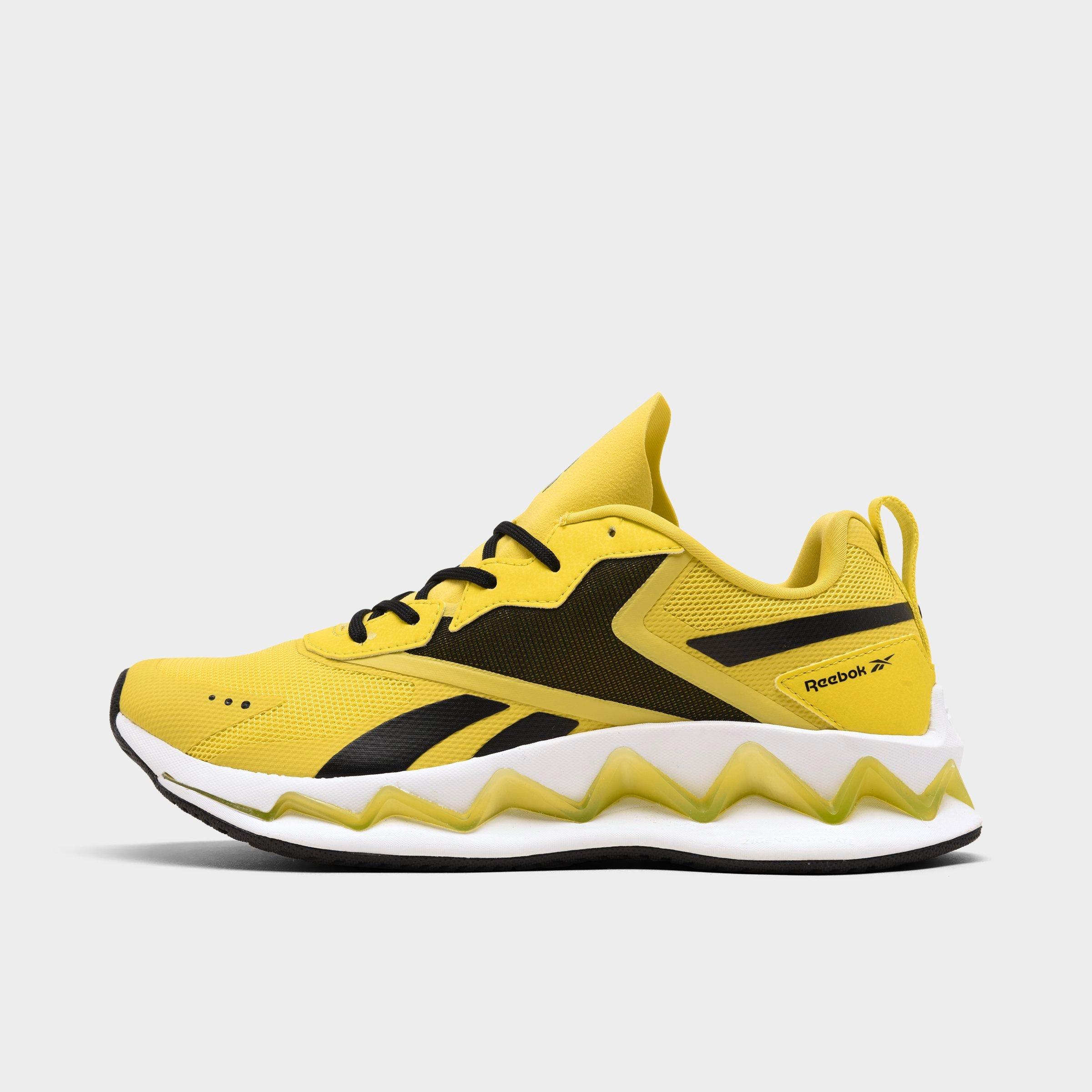 reebok mens yellow shoes