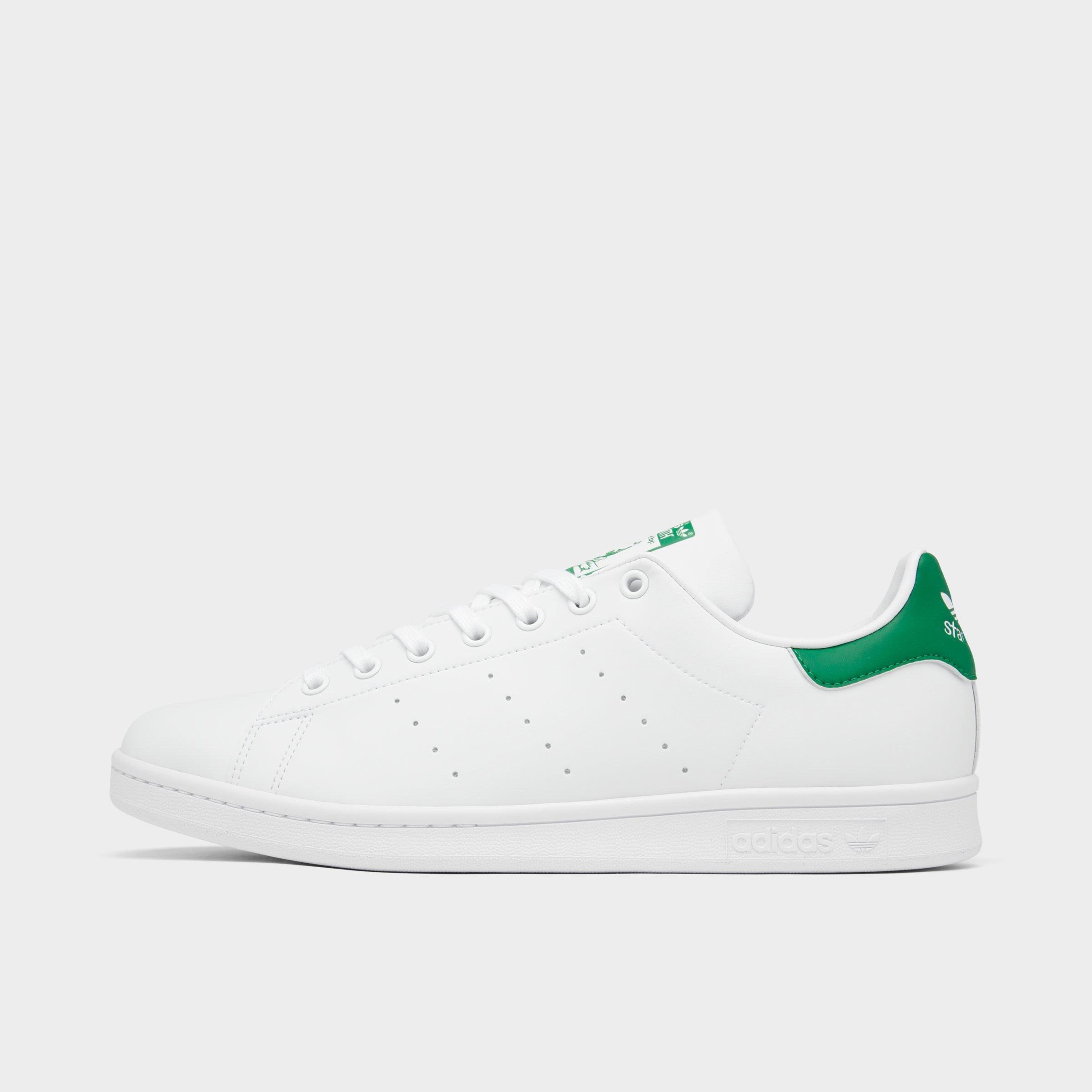 Shop Adidas Originals Adidas Men's Originals Stan Smith Casual Shoes In Cloud White/cloud White/green