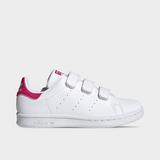 リトルホワイトです Little Kids' adidas Originals Stan Smith Hook-And-Loop
