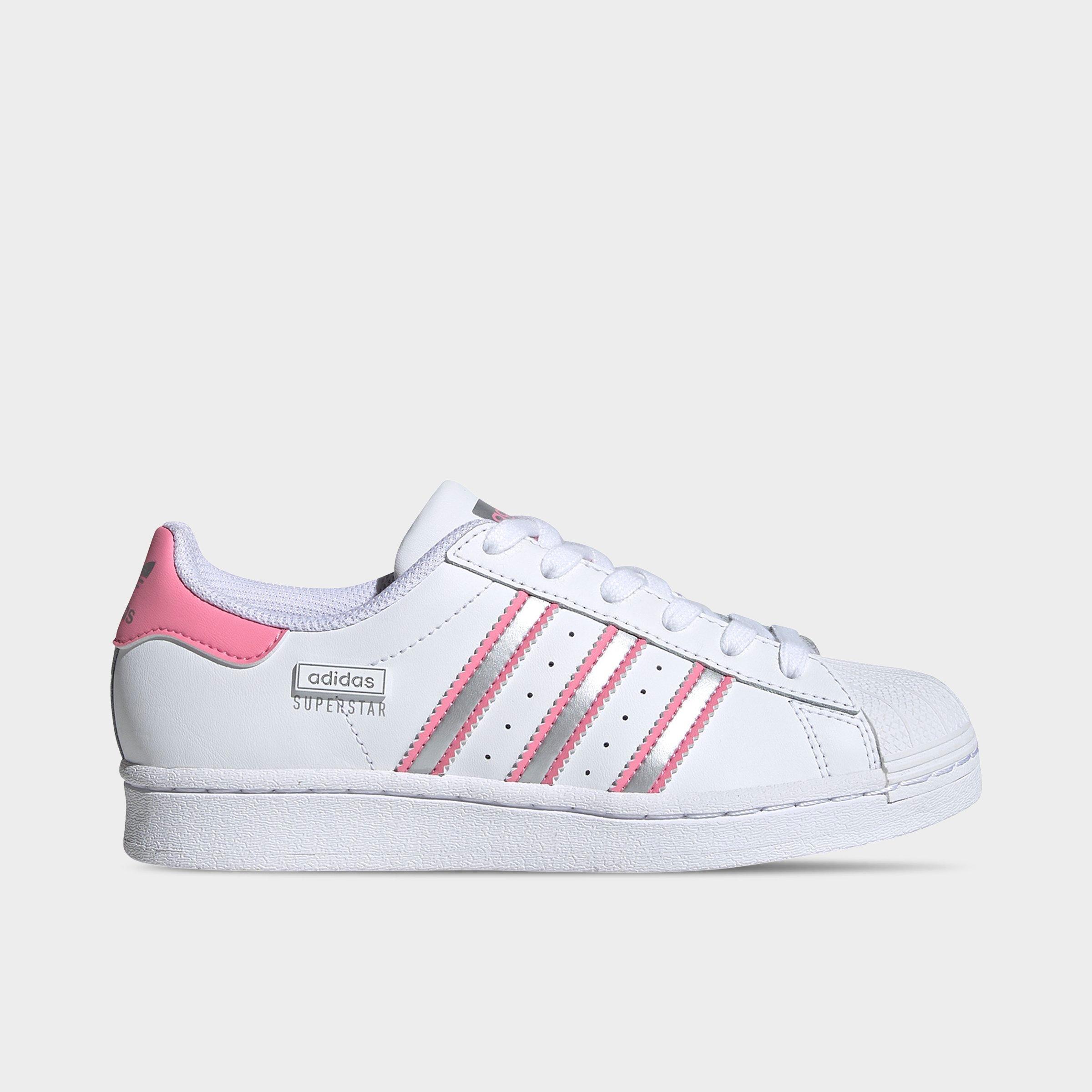 adidas superstar white pink