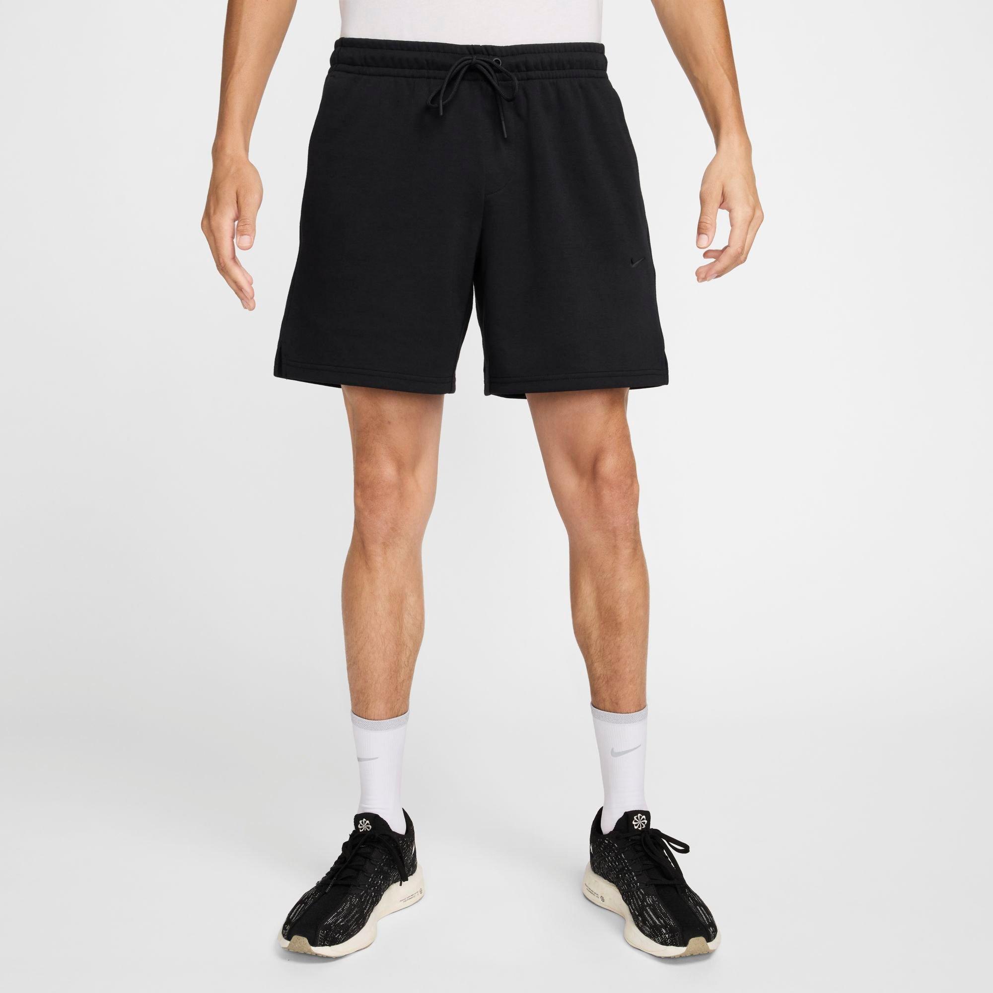 Nike Men's Primary Dri-FIT UV Unlined 7" Versatile Shorts in Black/Black Size XL Cotton/Polyester/Knit