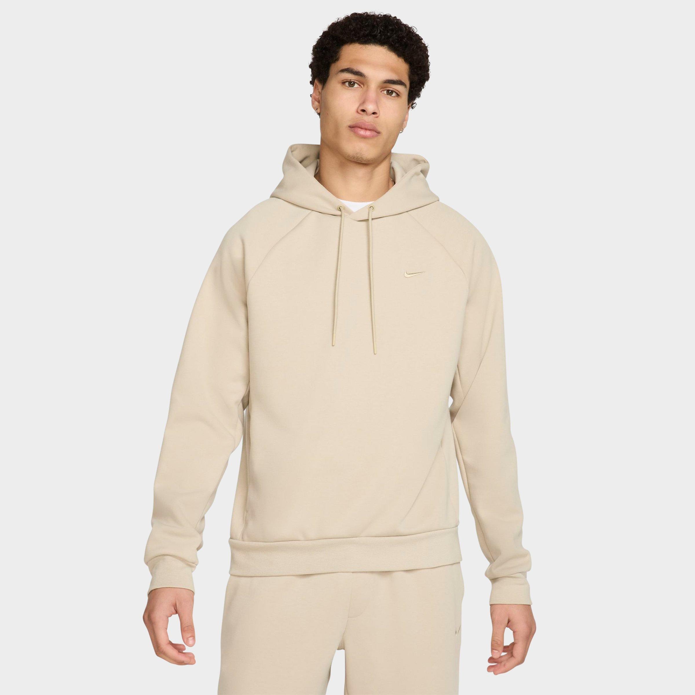 Nike Men's Primary Dri-FIT UV Pullover Versatile Hoodie in Desert Khaki/Desert Khaki Size: XS