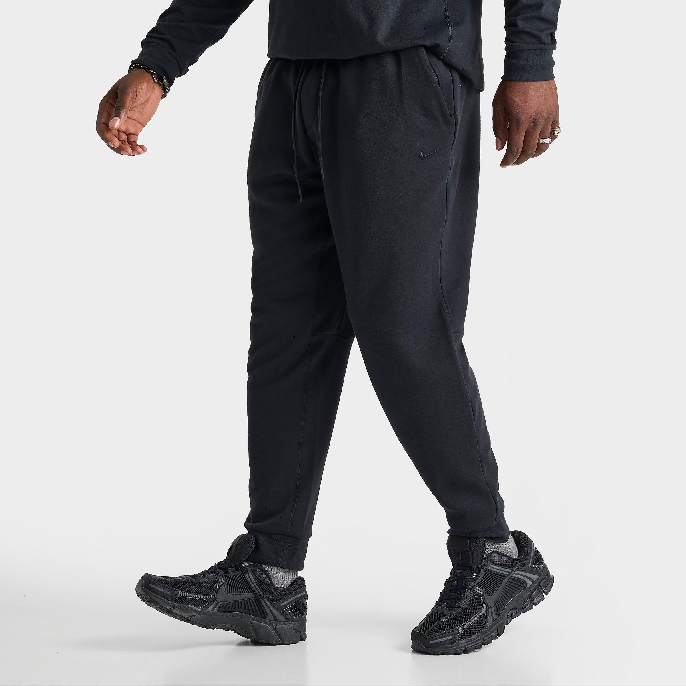 Nike Men's Primary Dri-FIT UV Versatile Jogger Pants in Black/Black Size 3XL Cotton/Polyester/Knit