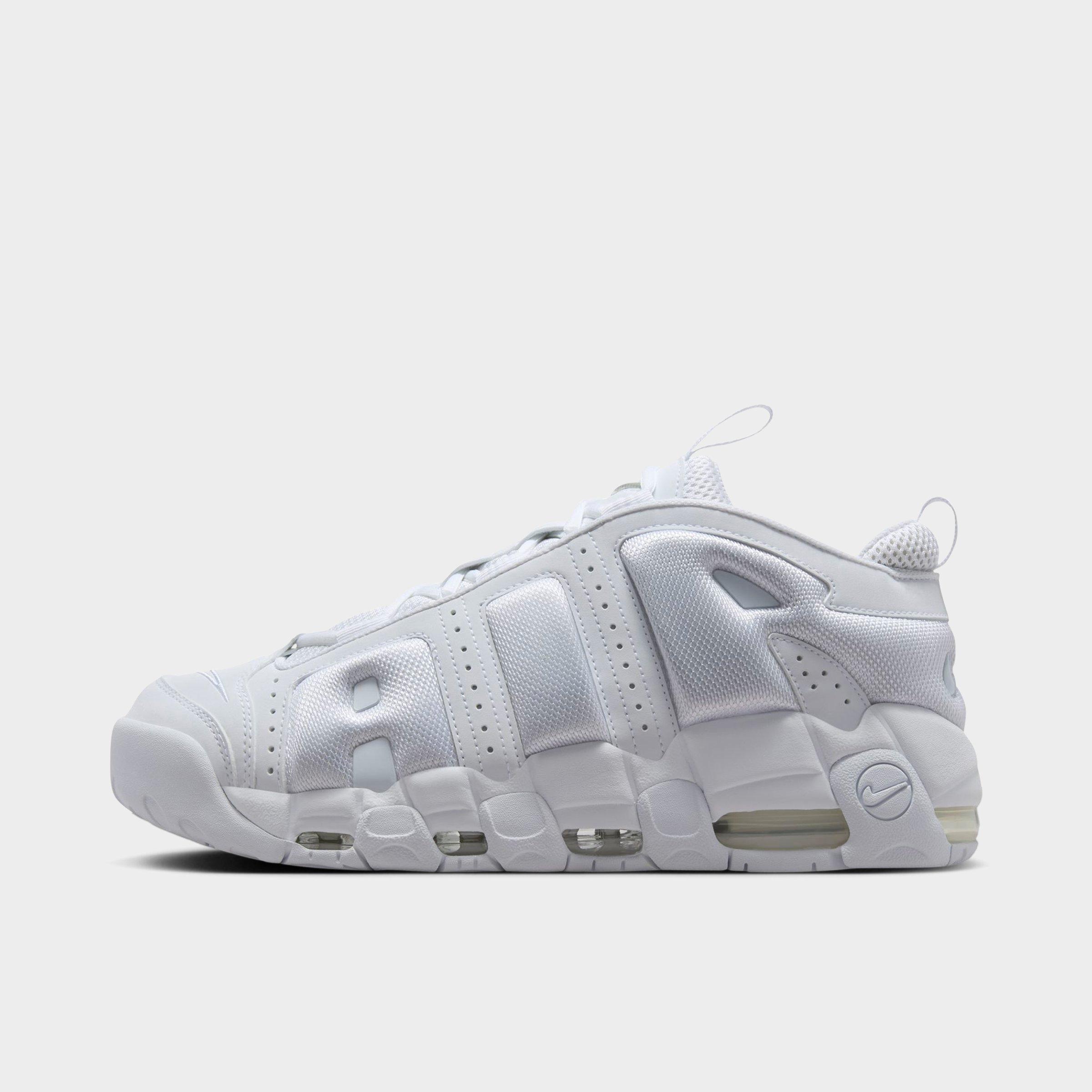 Nike Men's Air More Uptempo Low Casual Shoes in White Size: 7