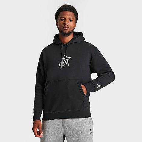 Nike Jordan Men's Jayson Tatum Arch Logo Pullover Hoodie In Black