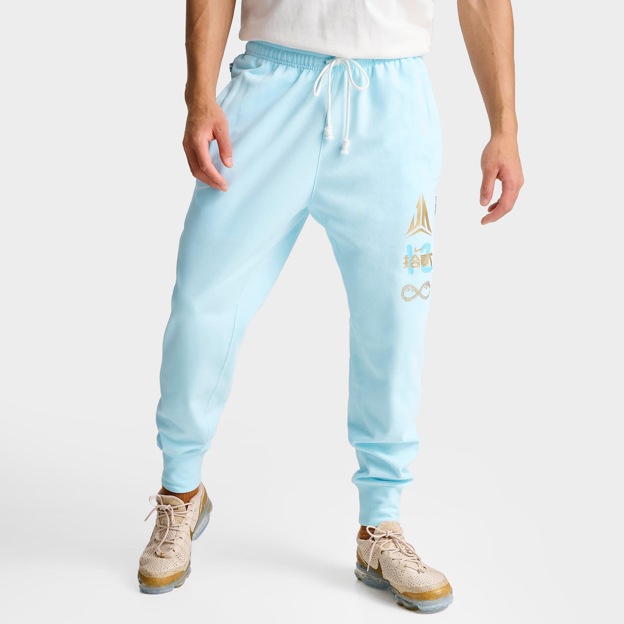 Shop Nike Men's Ja Standard Issue Chinese New Year Graphic Basketball Jogger Pants In Glacier Blue