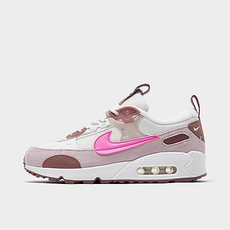 Shop Nike Women's Air Max 90 Futura Casual Shoes In Platinum Violet/playful Pink/smokey Mauve/pink Foam