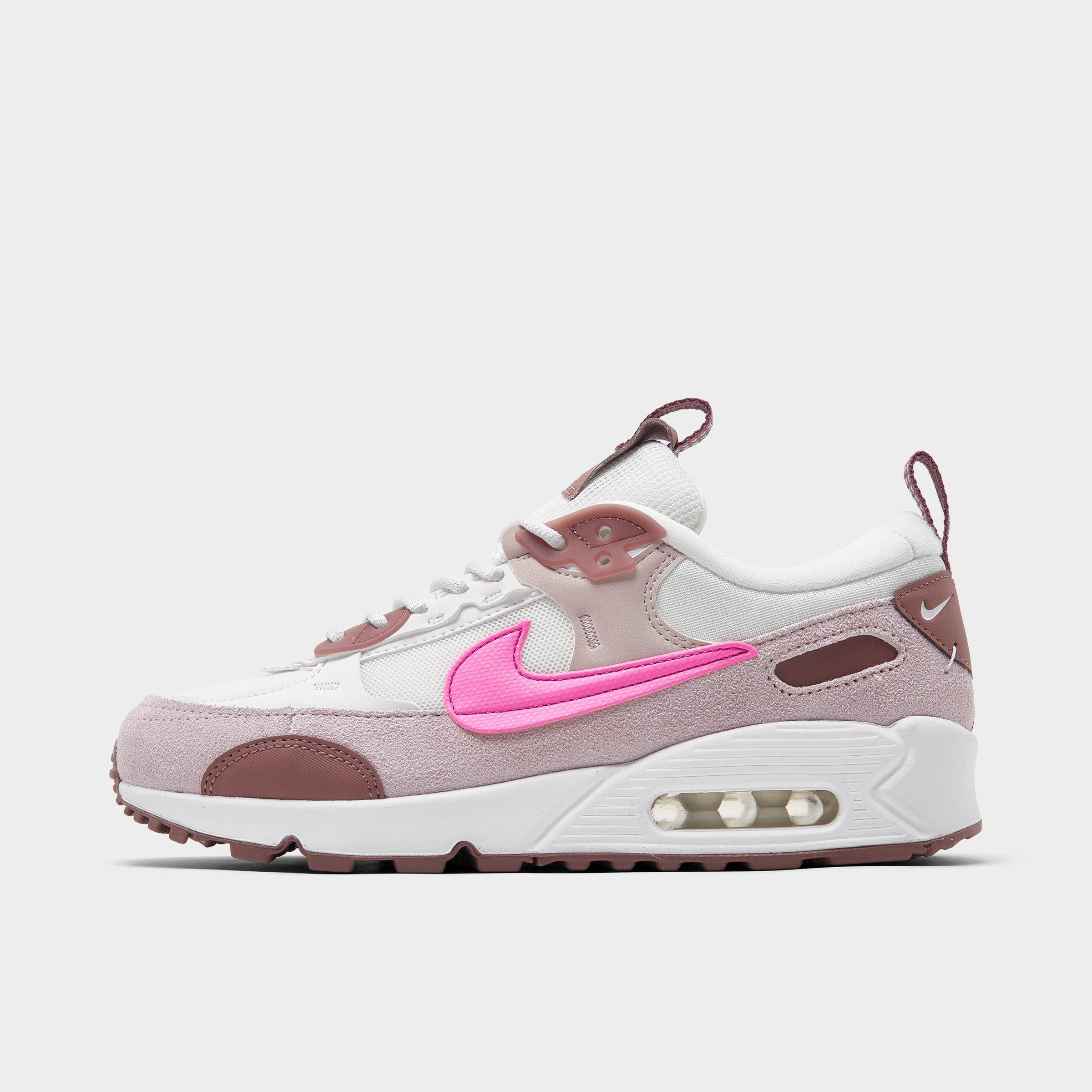 Shop Nike Women's Air Max 90 Futura Casual Shoes In Platinum Violet/playful Pink/smokey Mauve/pink Foam