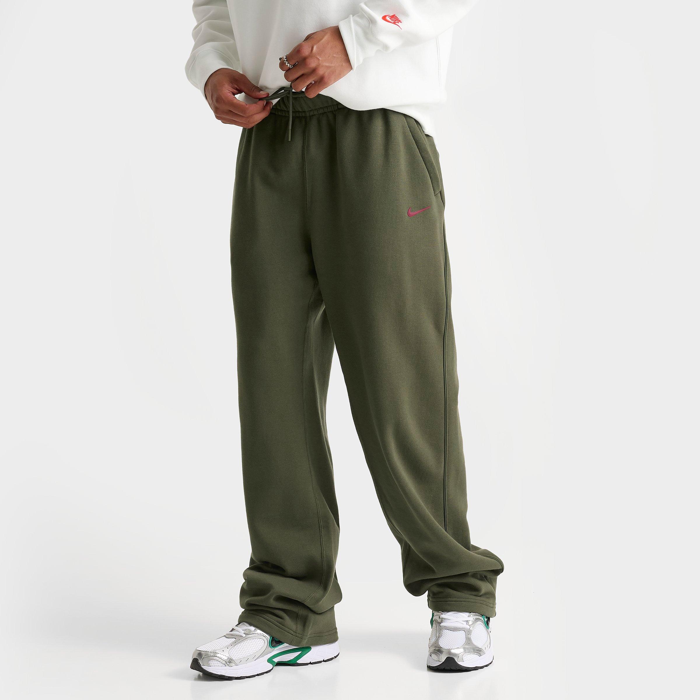 Nike Men's Nocta Fleece Cs Open-hem Sweatpants In Green