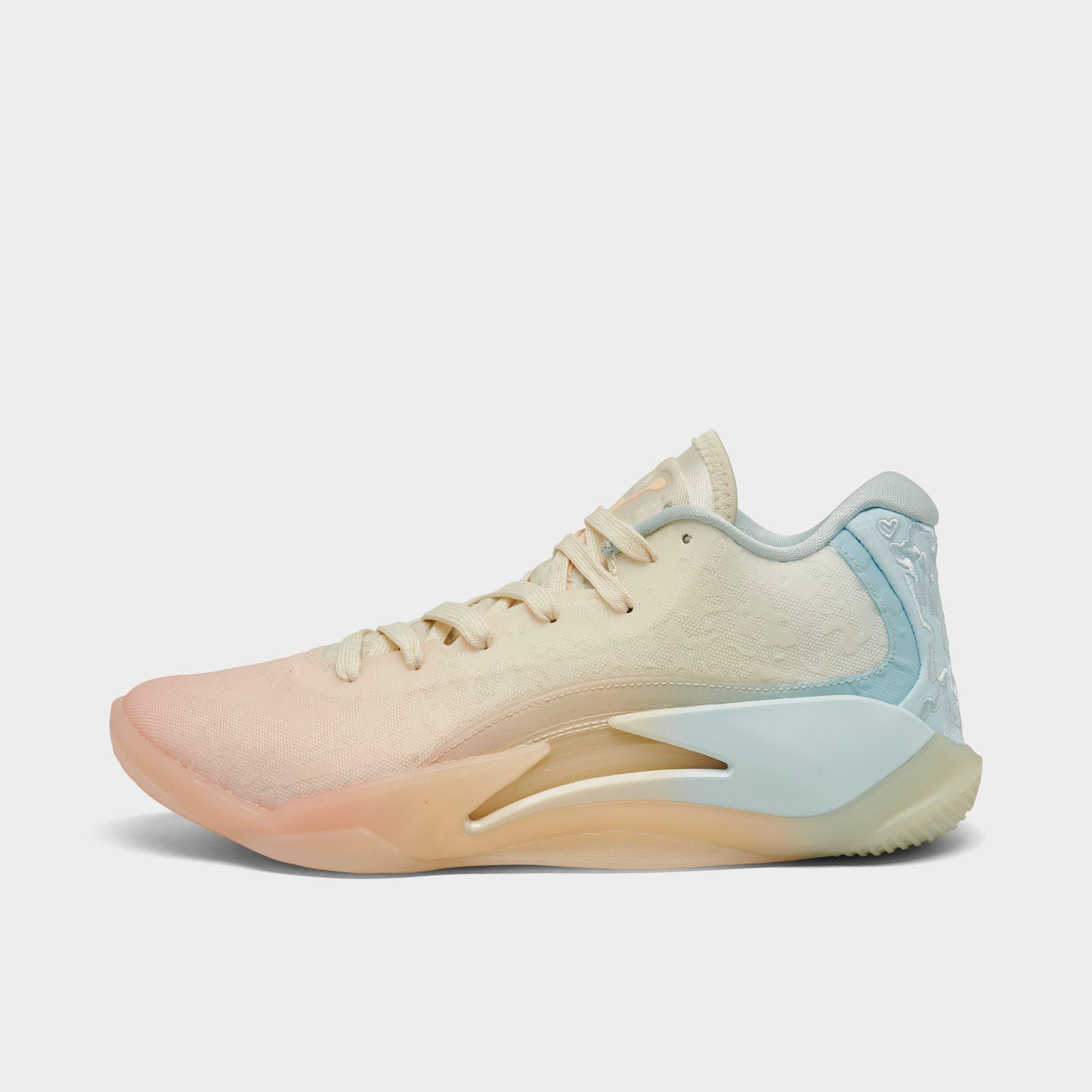 Shop Nike Jordan Big Kids' Jordan Zion 3 Nrg Basketball Shoes In Bleached Coral/pale Ivory/glacier Blue/crimson Tint