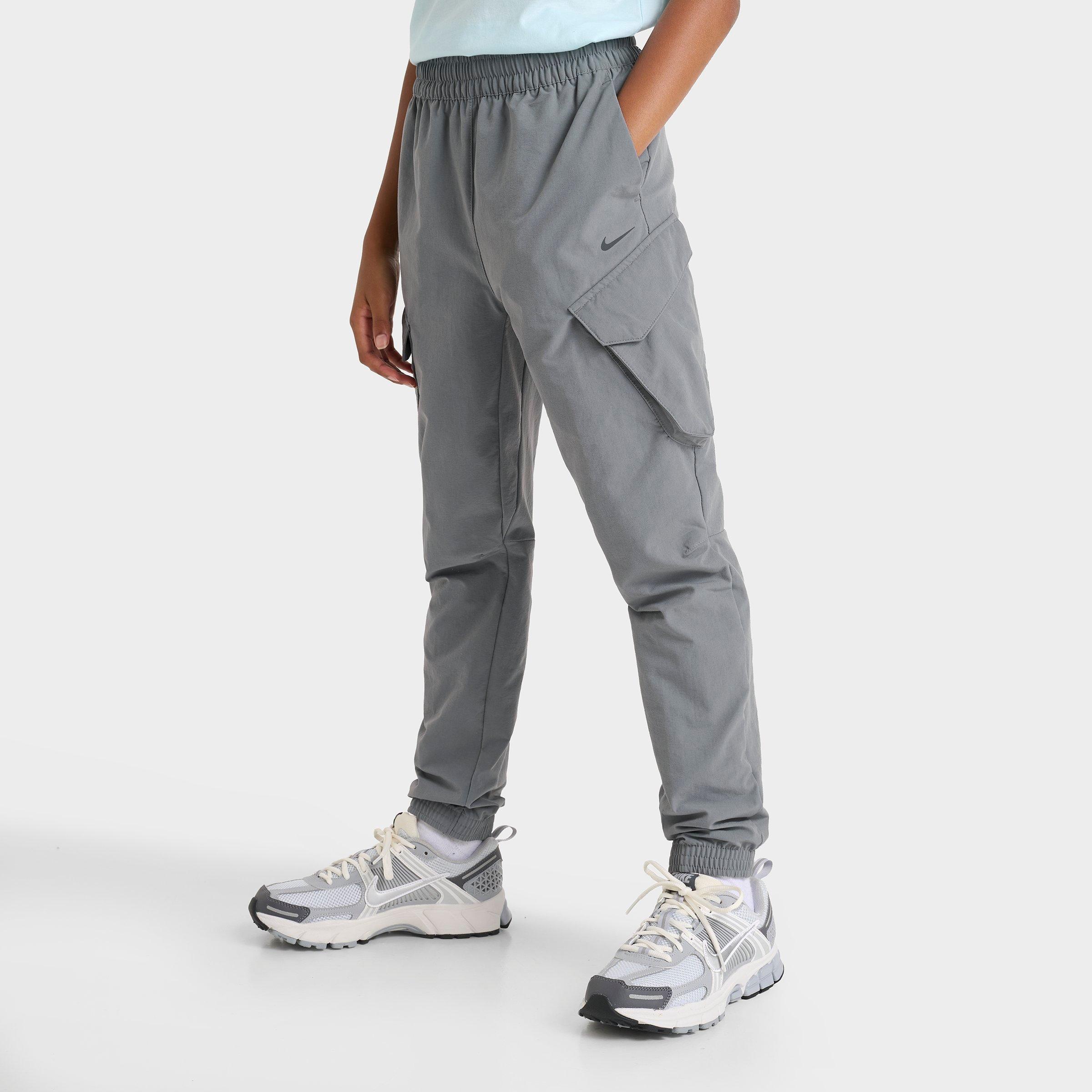 Nike Kids Sportswear City Utility Cargo Jogger Pants In Gray