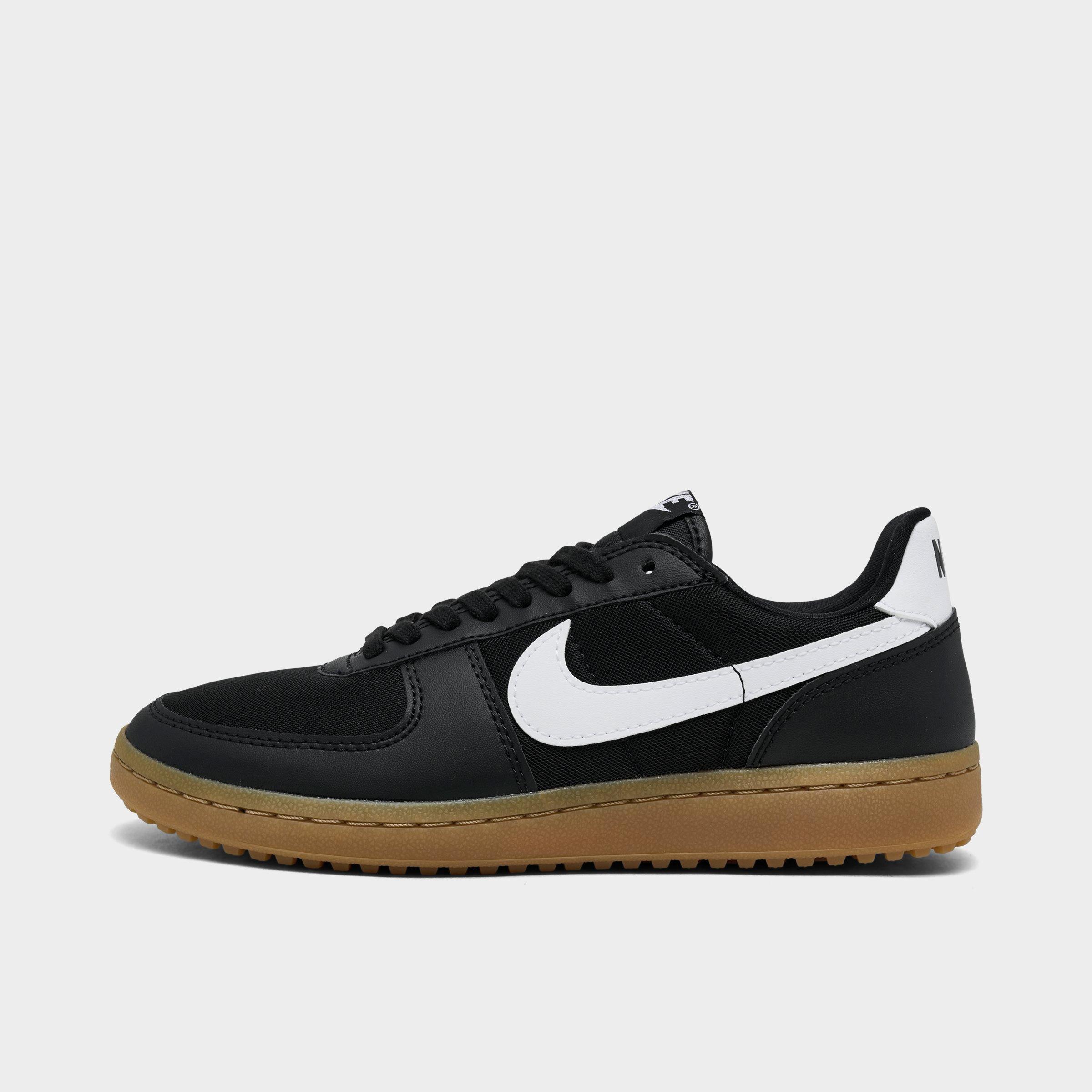 Nike Women's Field General Casual Shoes in Black/White Size 6 Leather/Suede