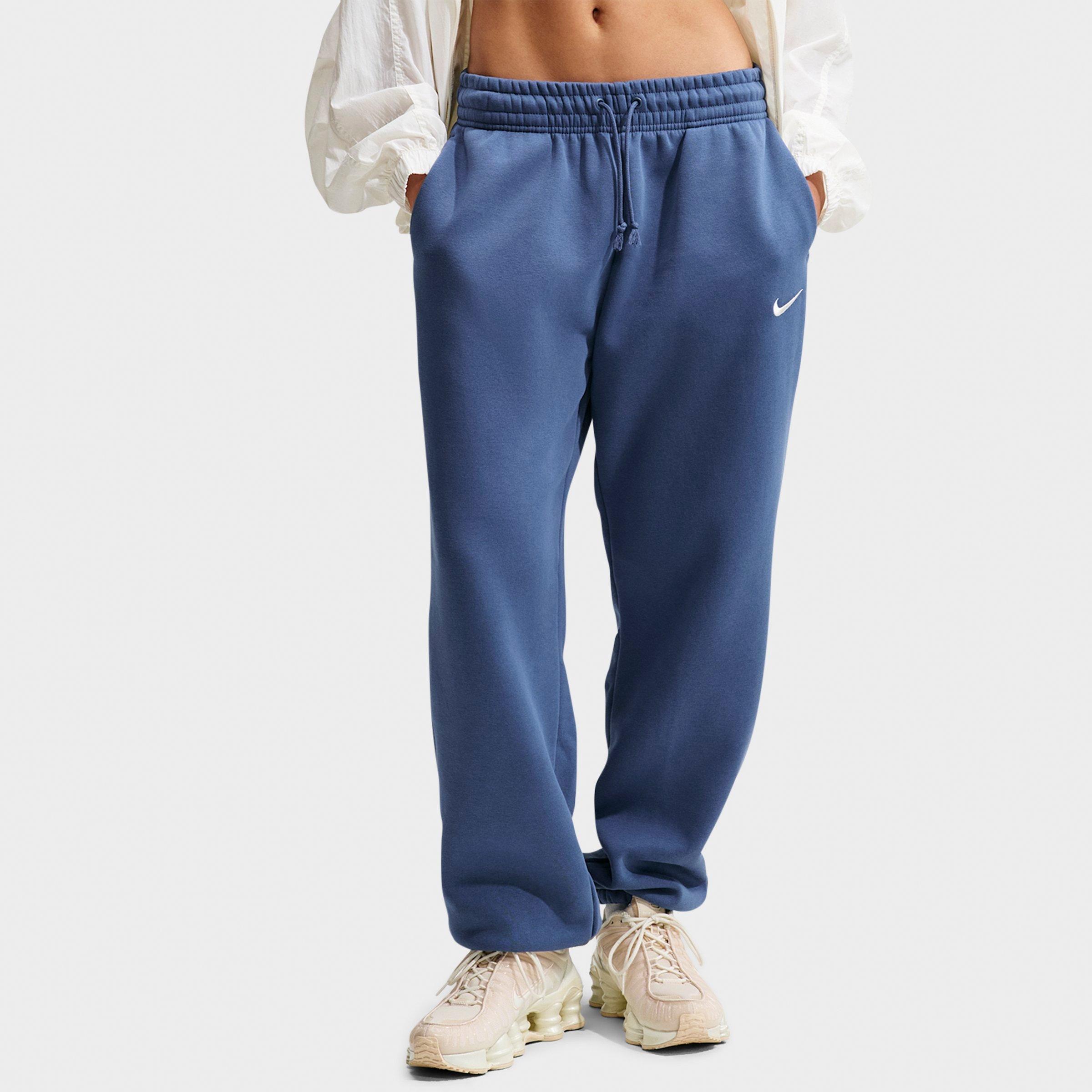 Nike Women's Sportswear Phoenix Fleece Oversized High-Waisted Jogger Pants in Mystic Navy/Sail Size: 2XL