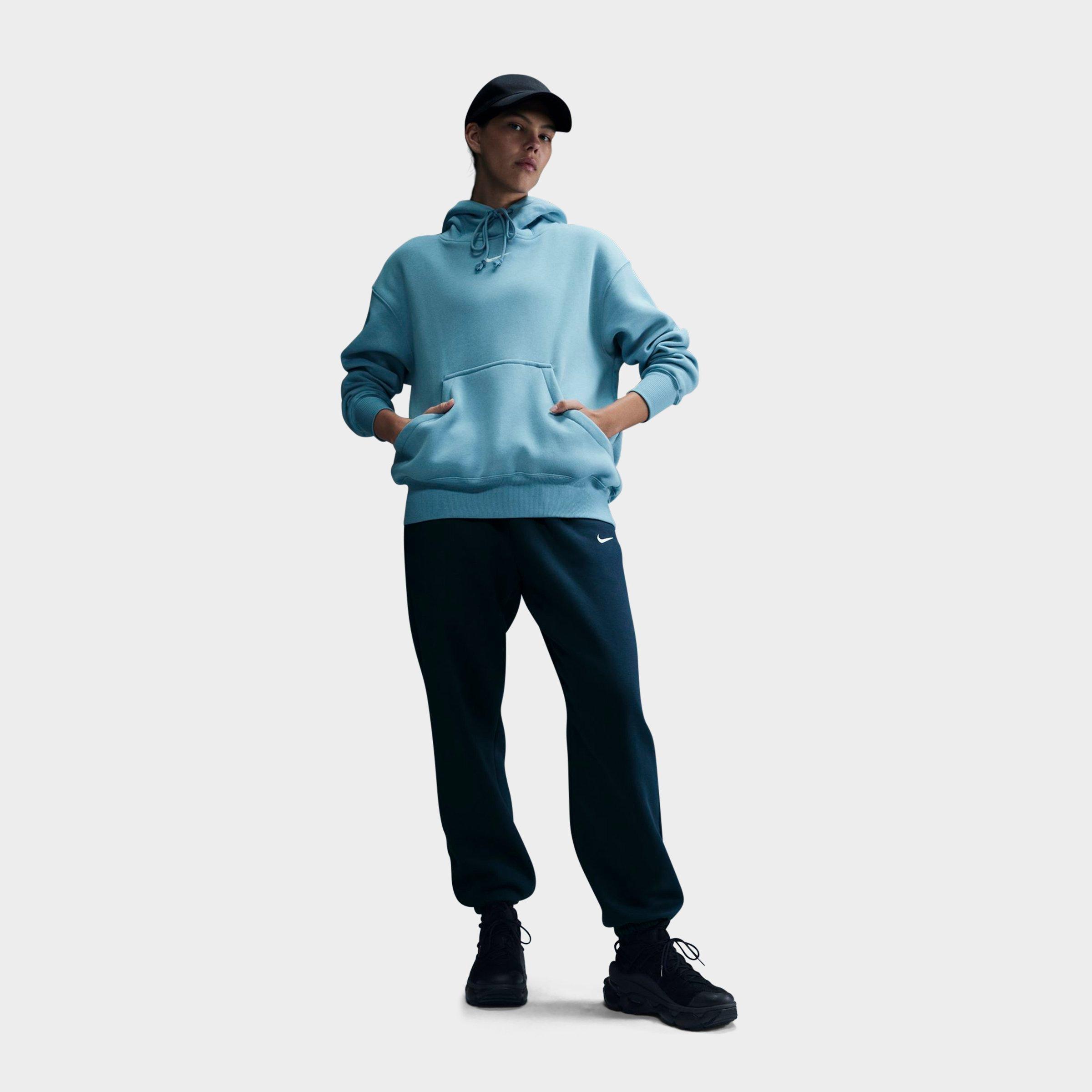 Nike Women's Sportswear Phoenix Fleece Oversized High-Waisted Jogger Pants in Armory Navy/Sail Size: XS