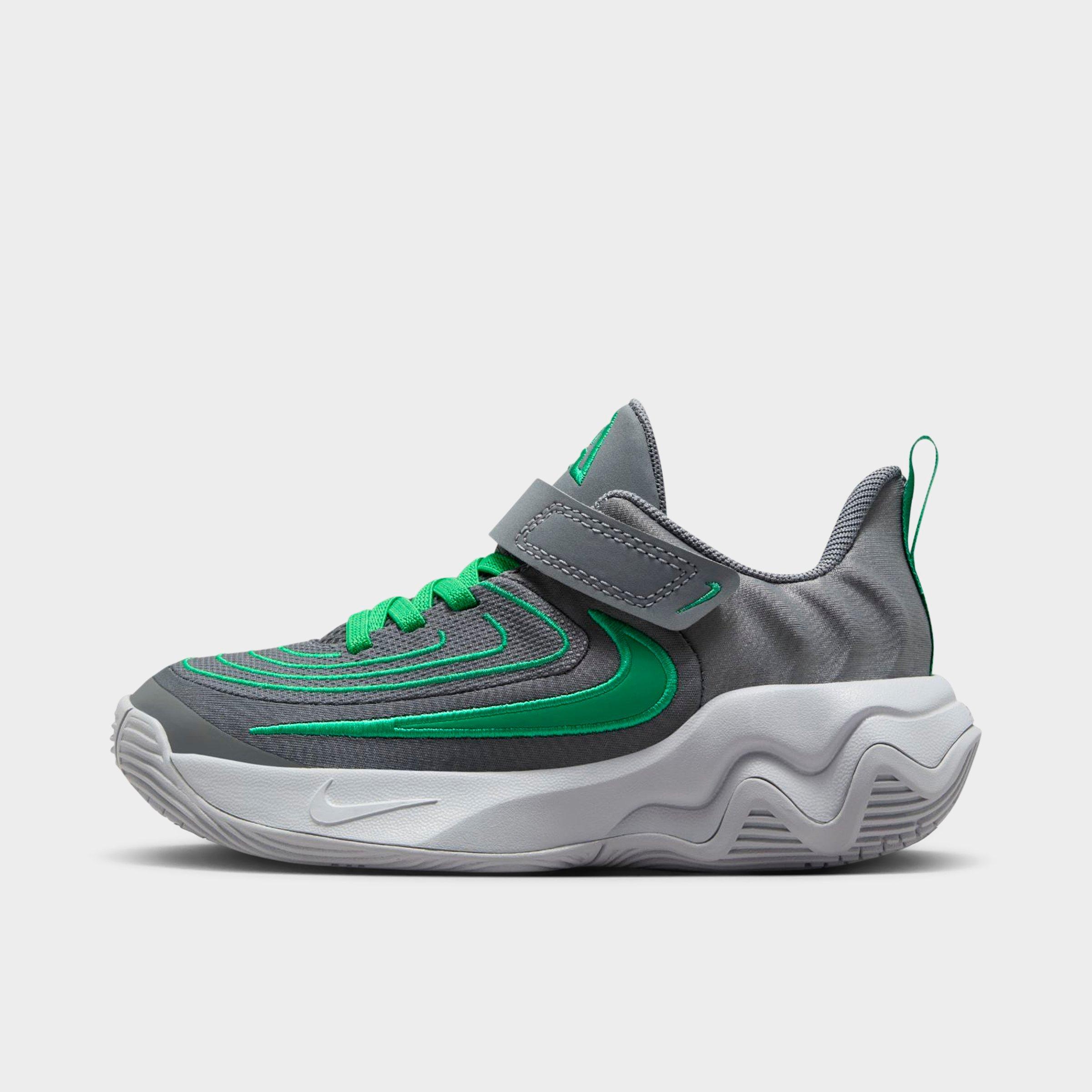 Nike Giannis Immortality 4 Little Kids' Shoes In Smoke Grey/stadium Green/wolf Grey/dark Smoke