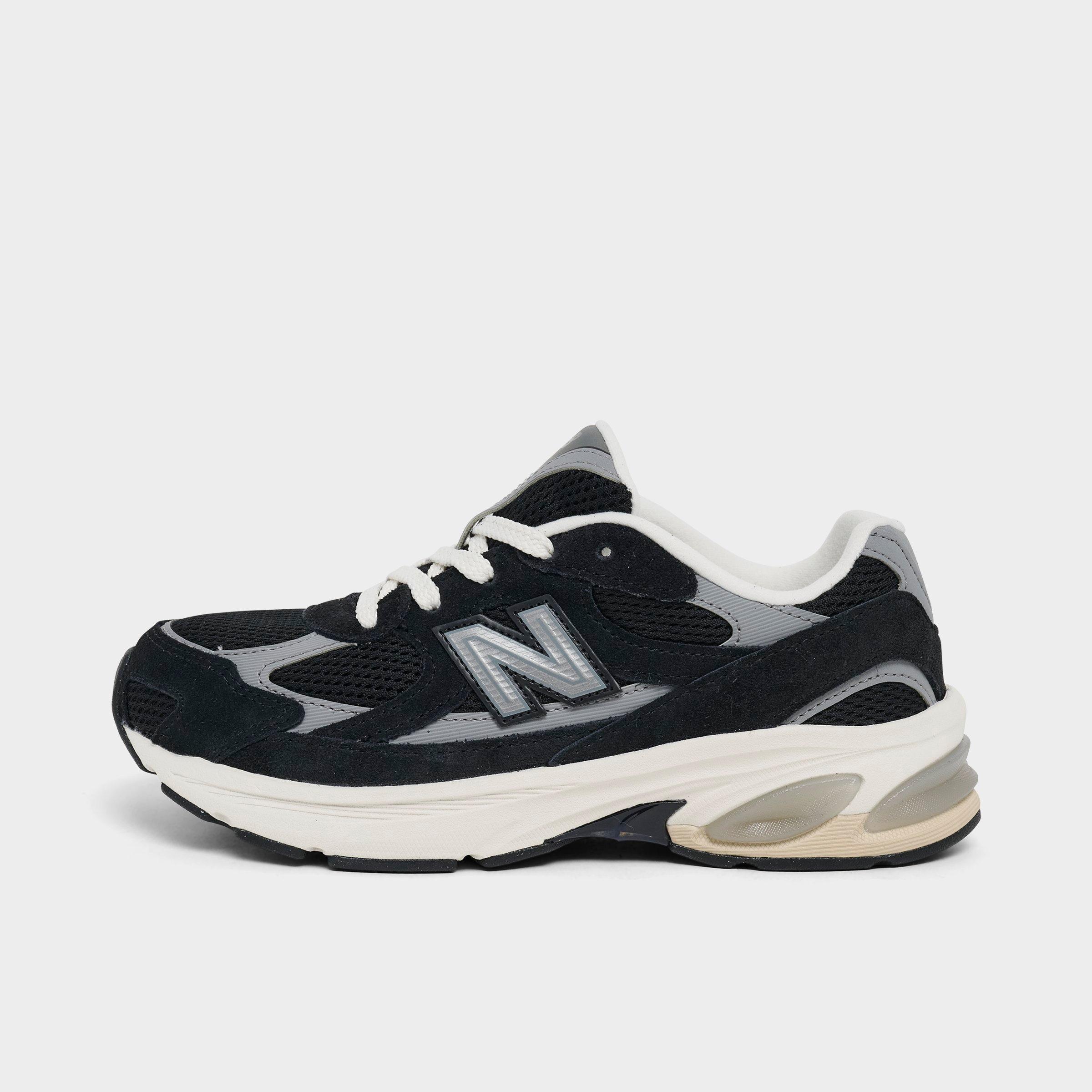 New Balance Big Kids 2010 Casual Shoes in Black/Raincloud Size: 3.5