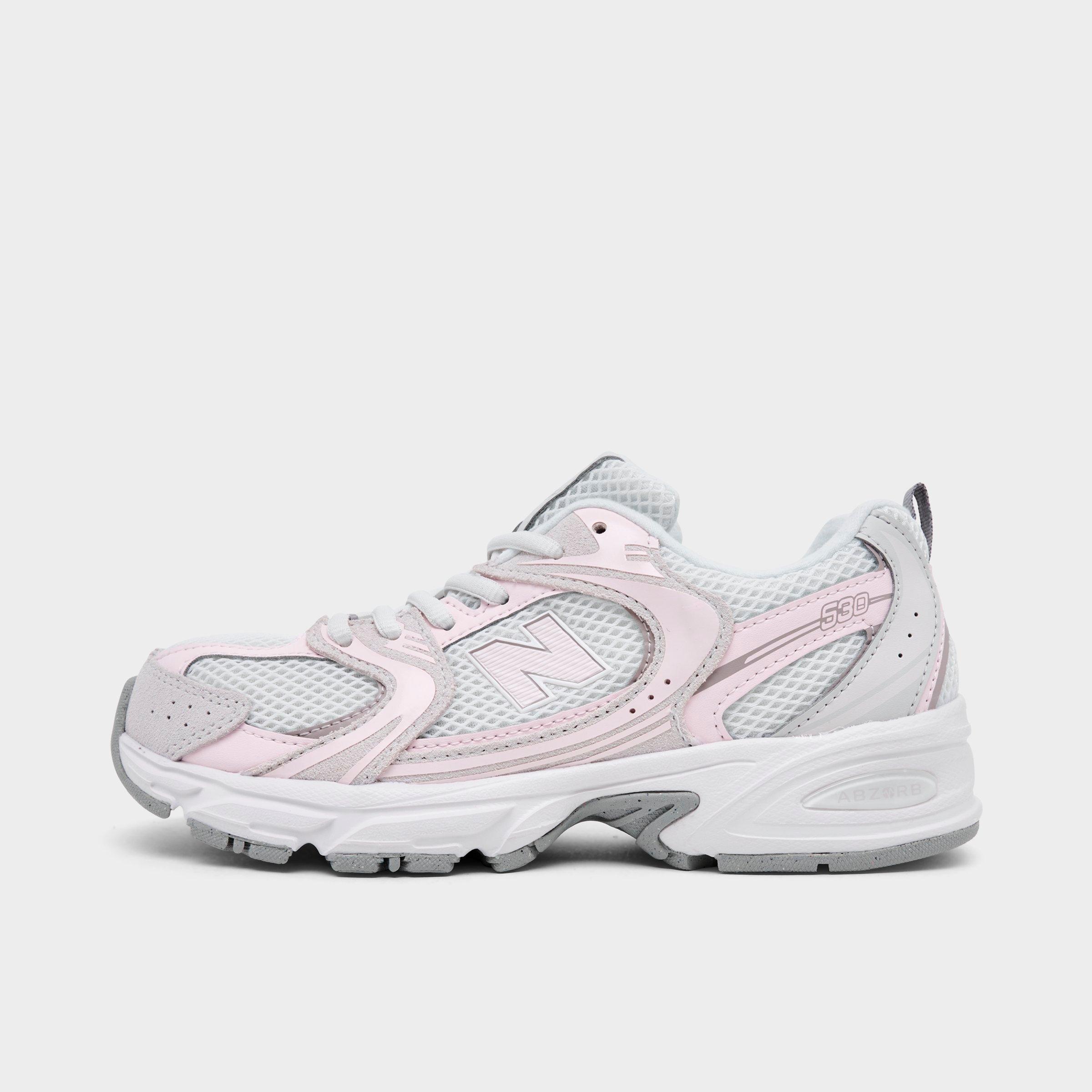 New Balance Girls' Big Kids 530 Casual Shoes in Grey Matter/Pink Salt Size: 3.5