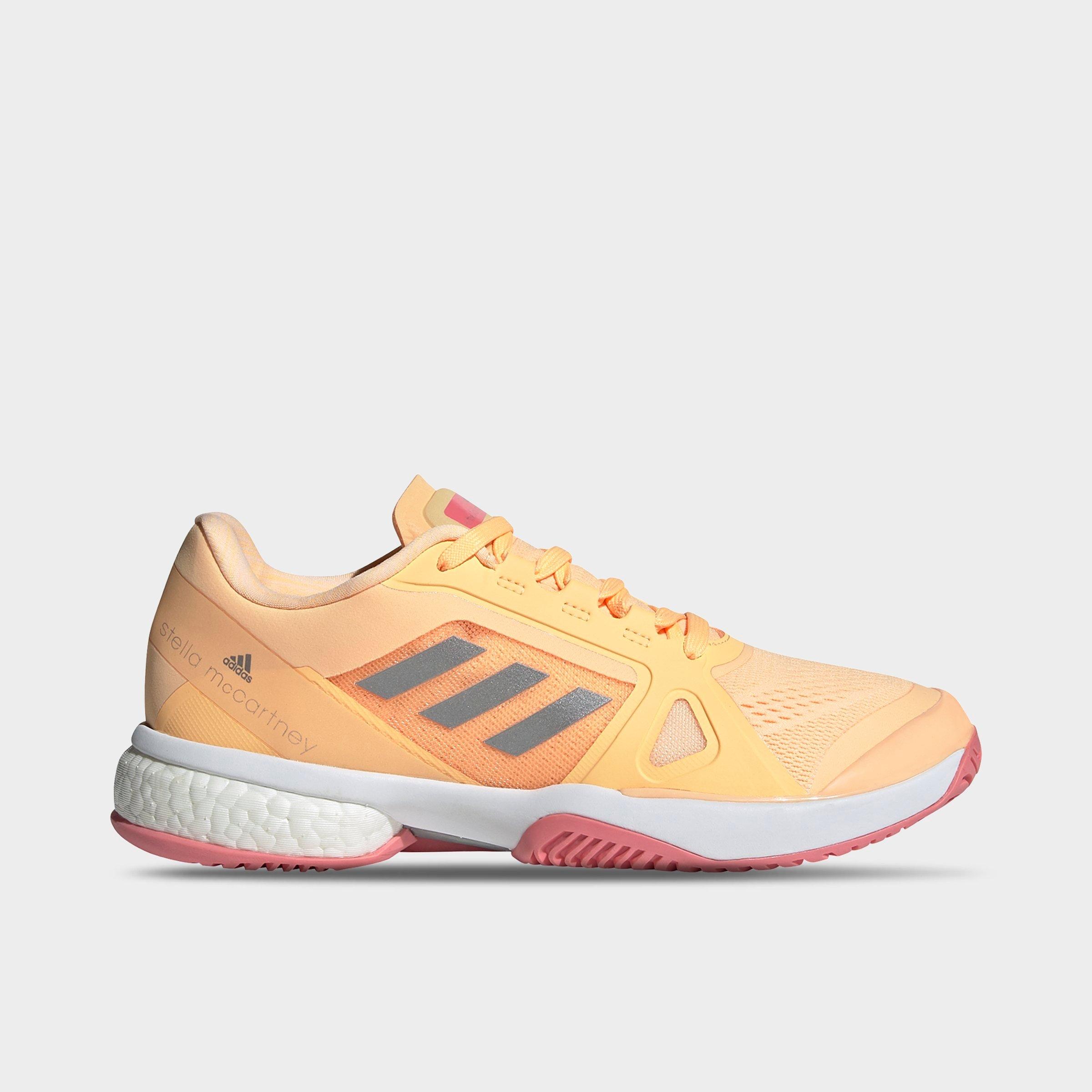 全国組立設置無料 アディダス レディース スニーカー シューズ Adidas Women S Stella Mccartney Barricade Boost 17 Shoes Orange Silver 美しい Ieem In