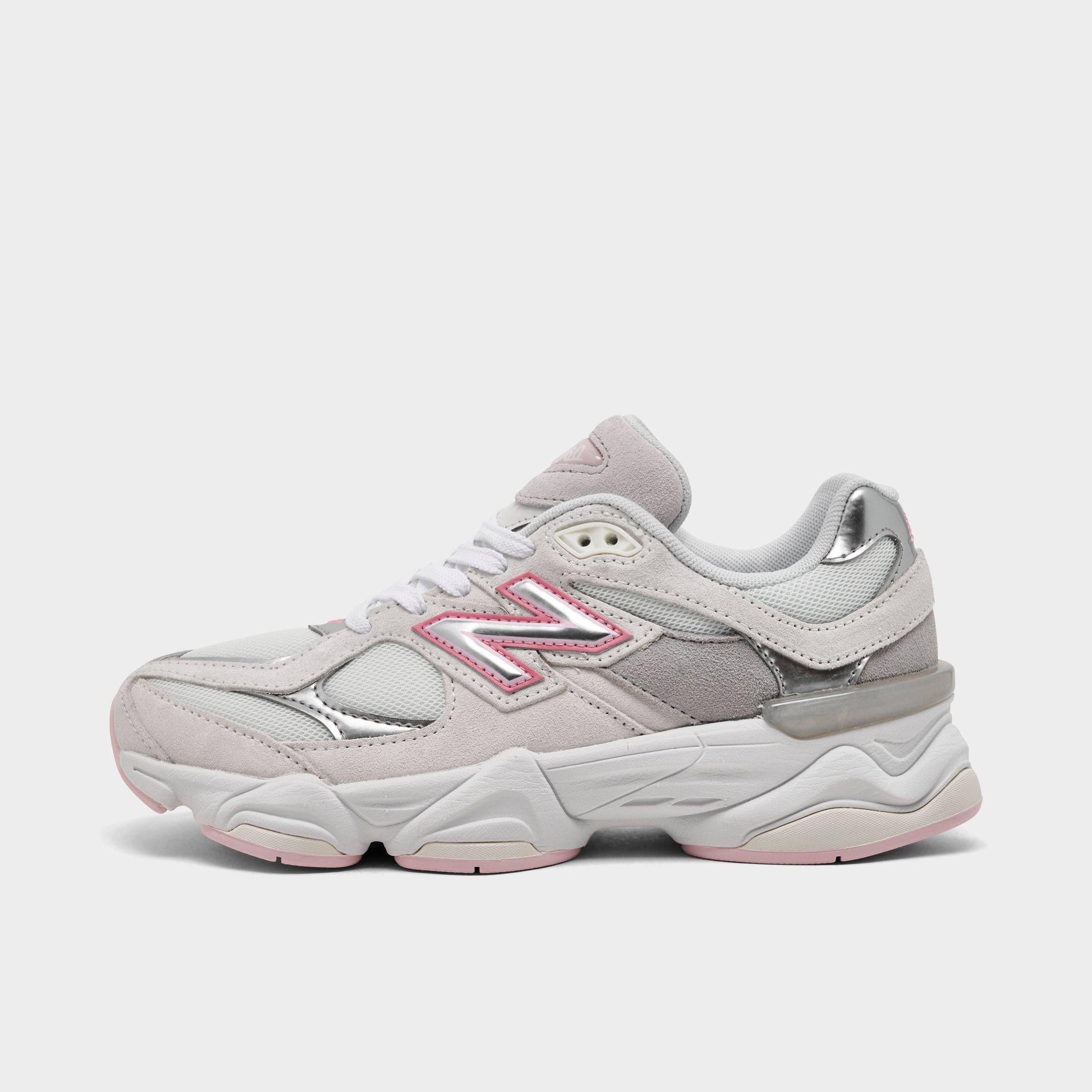 New Balance Girls' Big Kids 9060 Casual Shoes in Pink/Grey Size: 3.5
