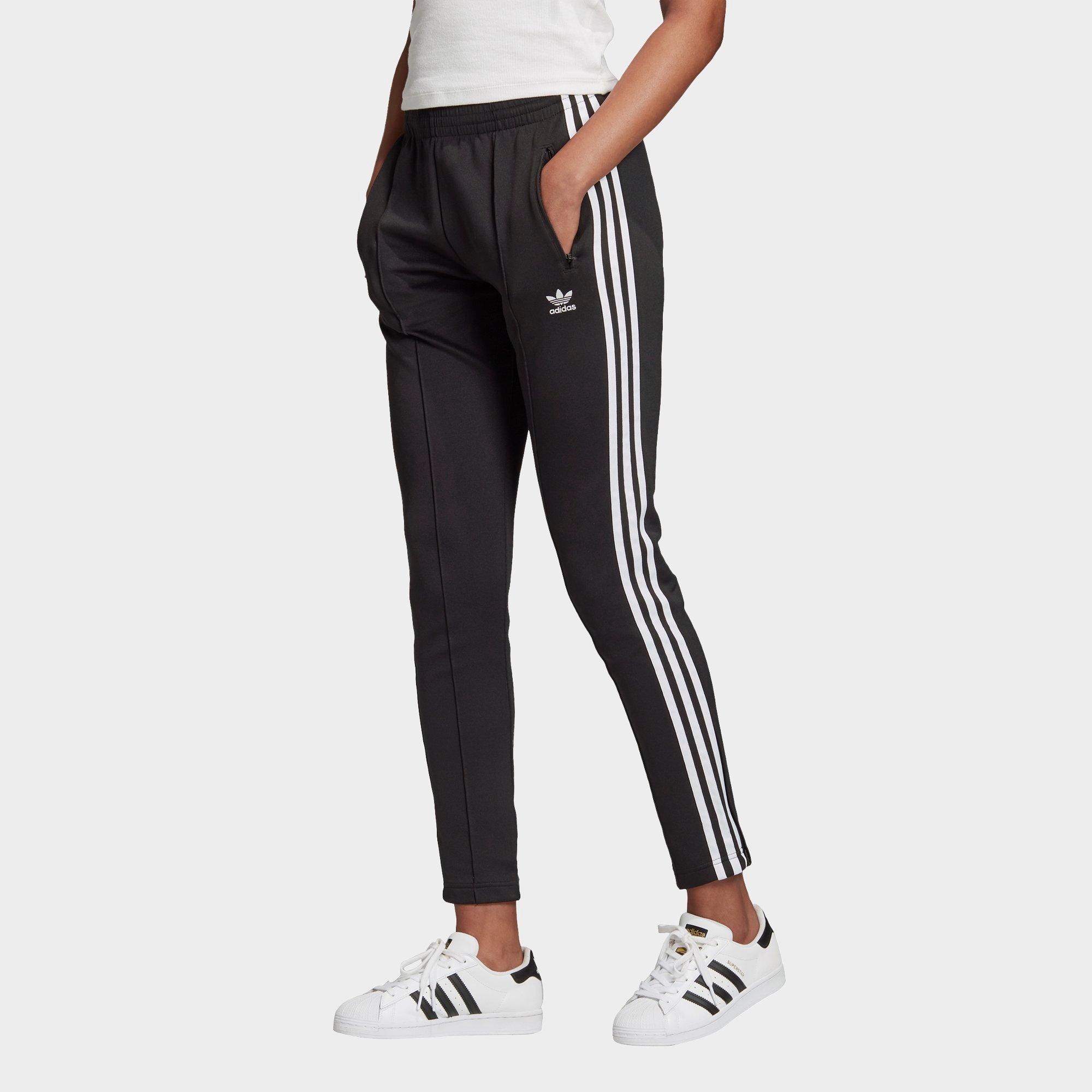 adidas slim fit track pants womens