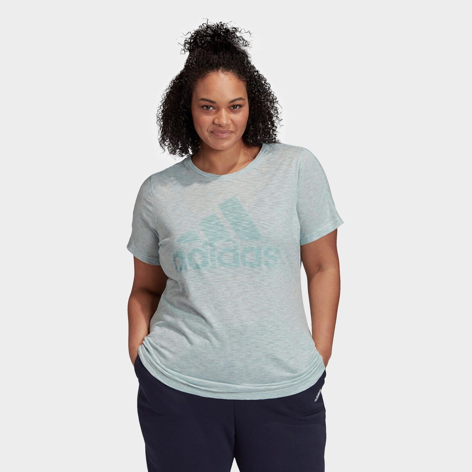 adidas women's plus size shirts