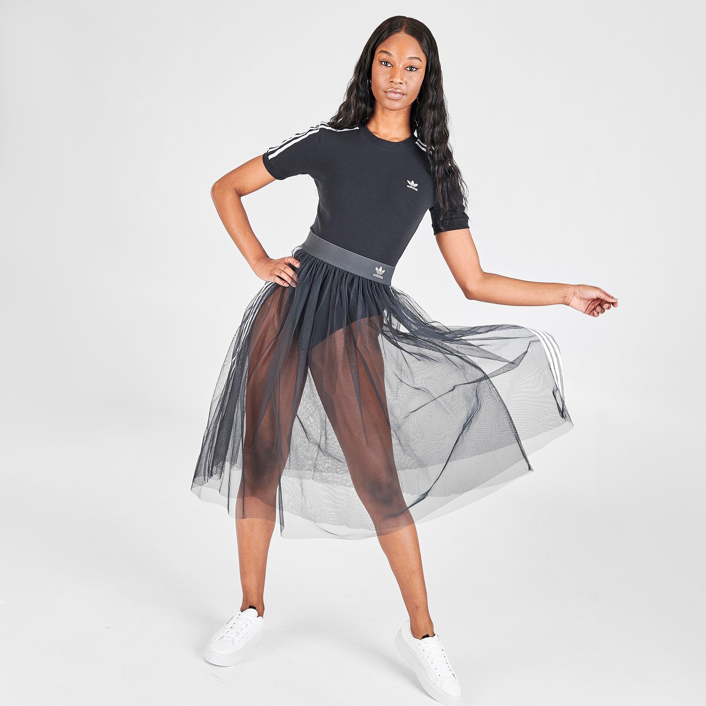 Adidas Originals Adidas Women's Tulle Skirt In Grey | ModeSens