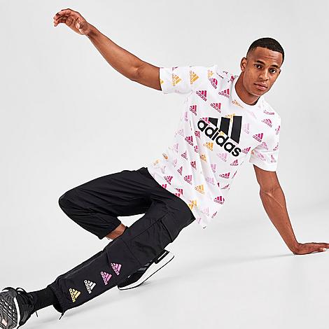 Adidas Originals Adidas Men's Essentials Gradient Logo Jogger Pants In Black