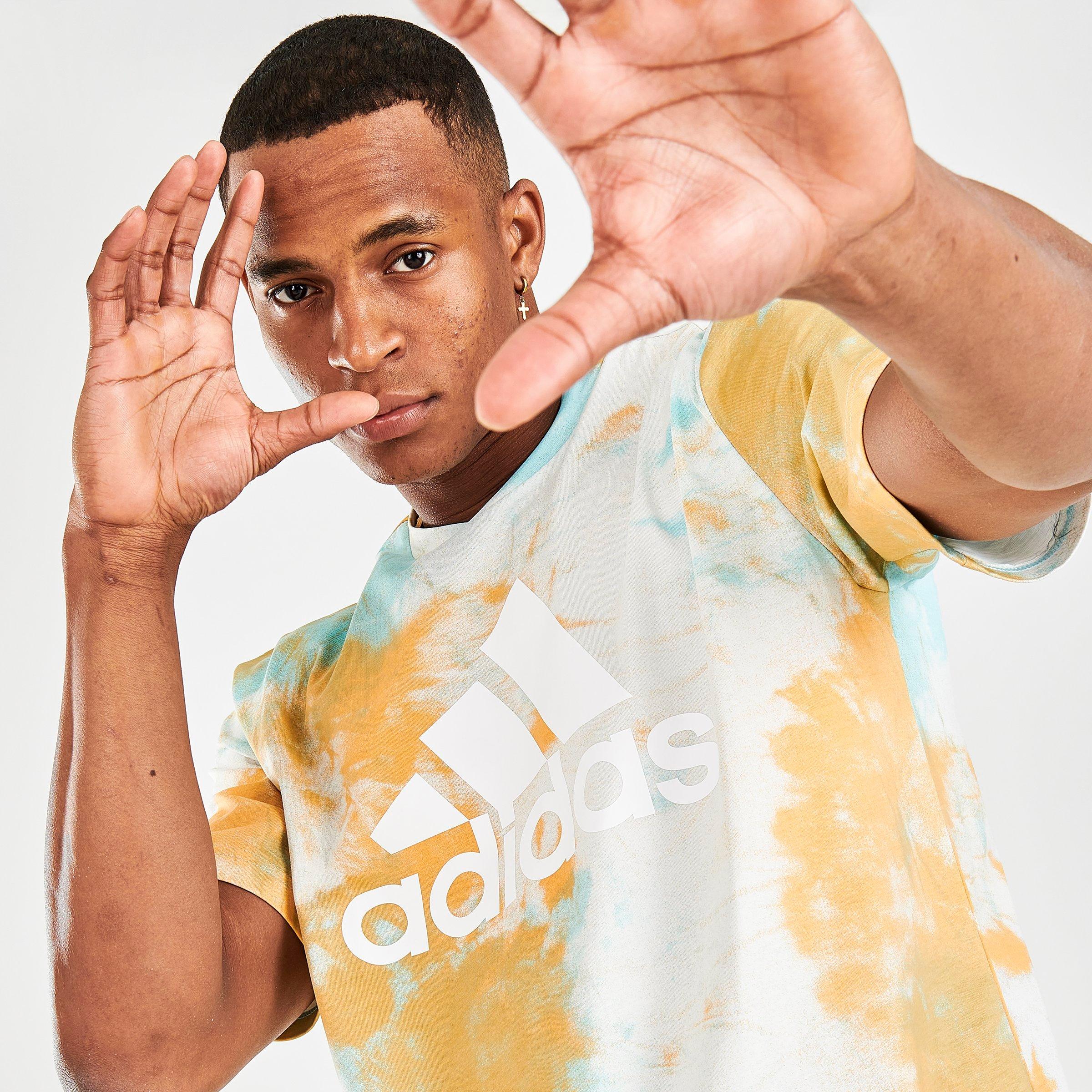 Adidas Originals Adidas Men's Summer Sport Tie-dye Graphic T-shirt