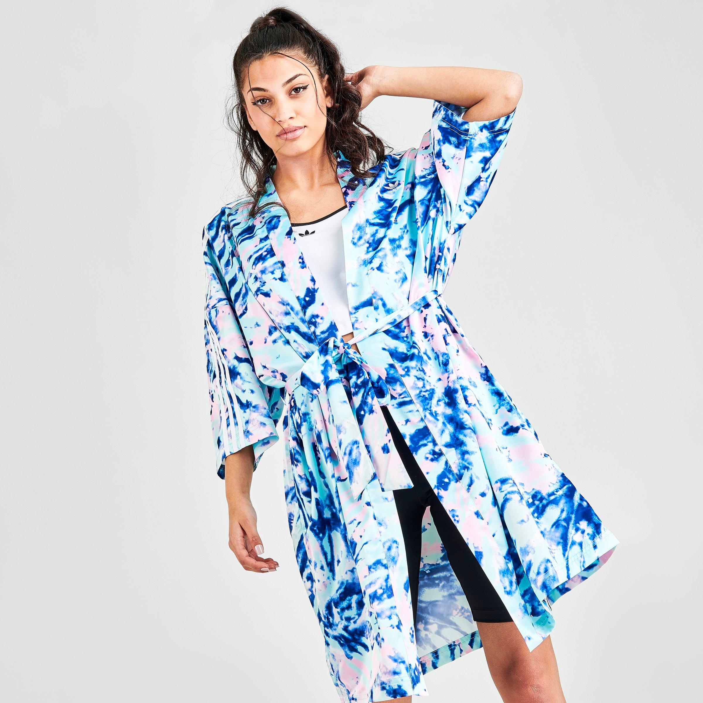 Adidas Originals Adidas Women s Originals Tie dye Kimono In Blue ModeSens