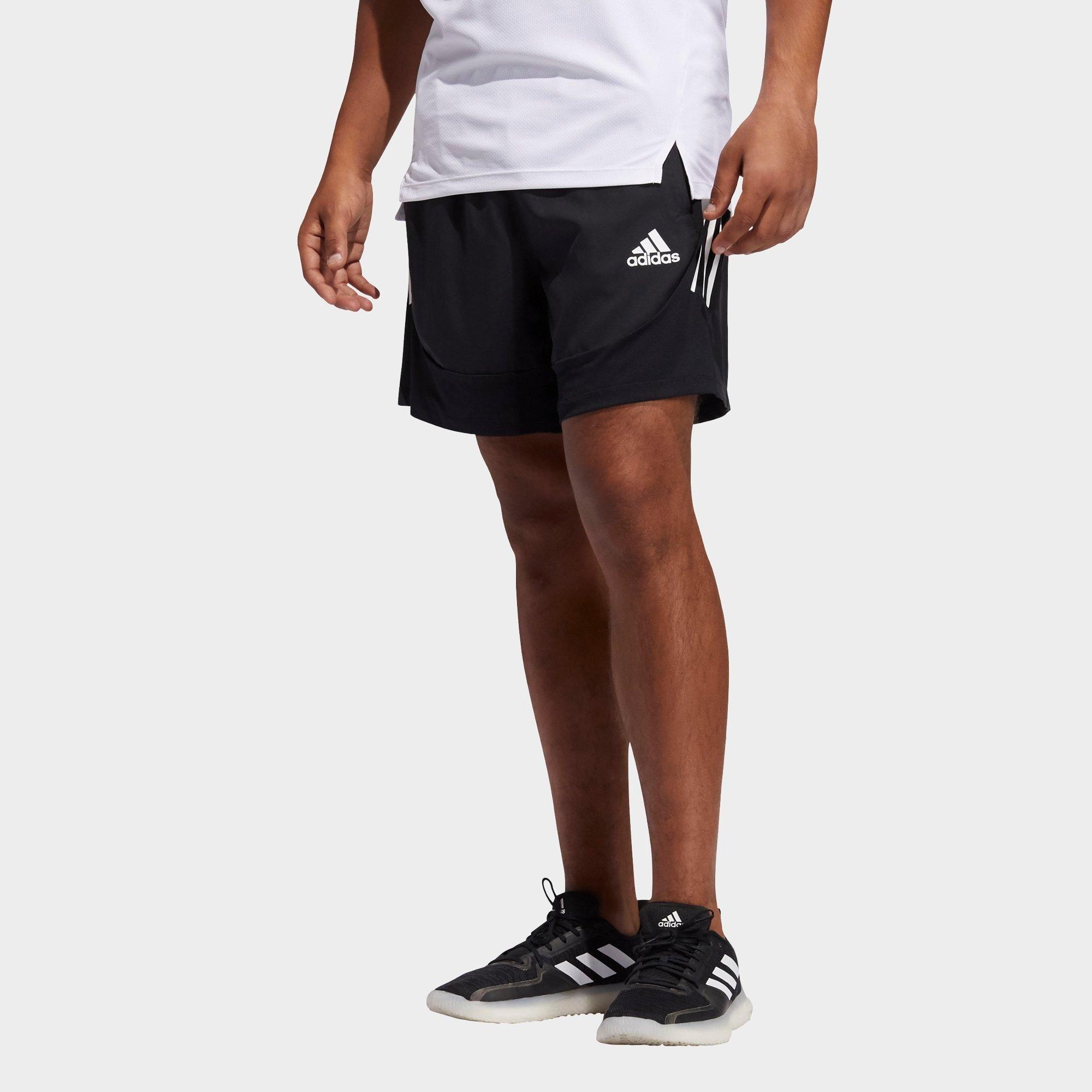 black adidas shorts mens