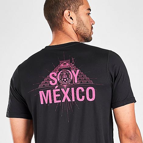 Adidas Originals Adidas Men's Mexico Creator Back Graphic T-shirt In Black